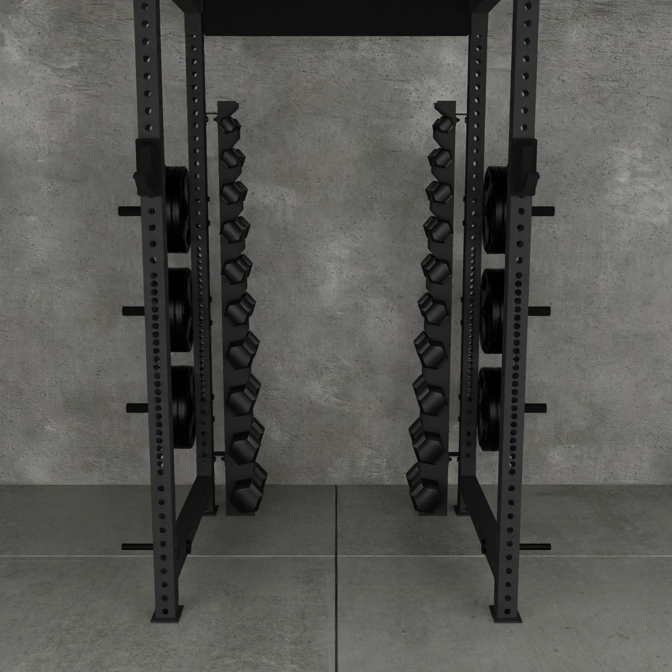 Delta | 10-Tier Vertical Dumbbell Storage Wall/Rack Mount