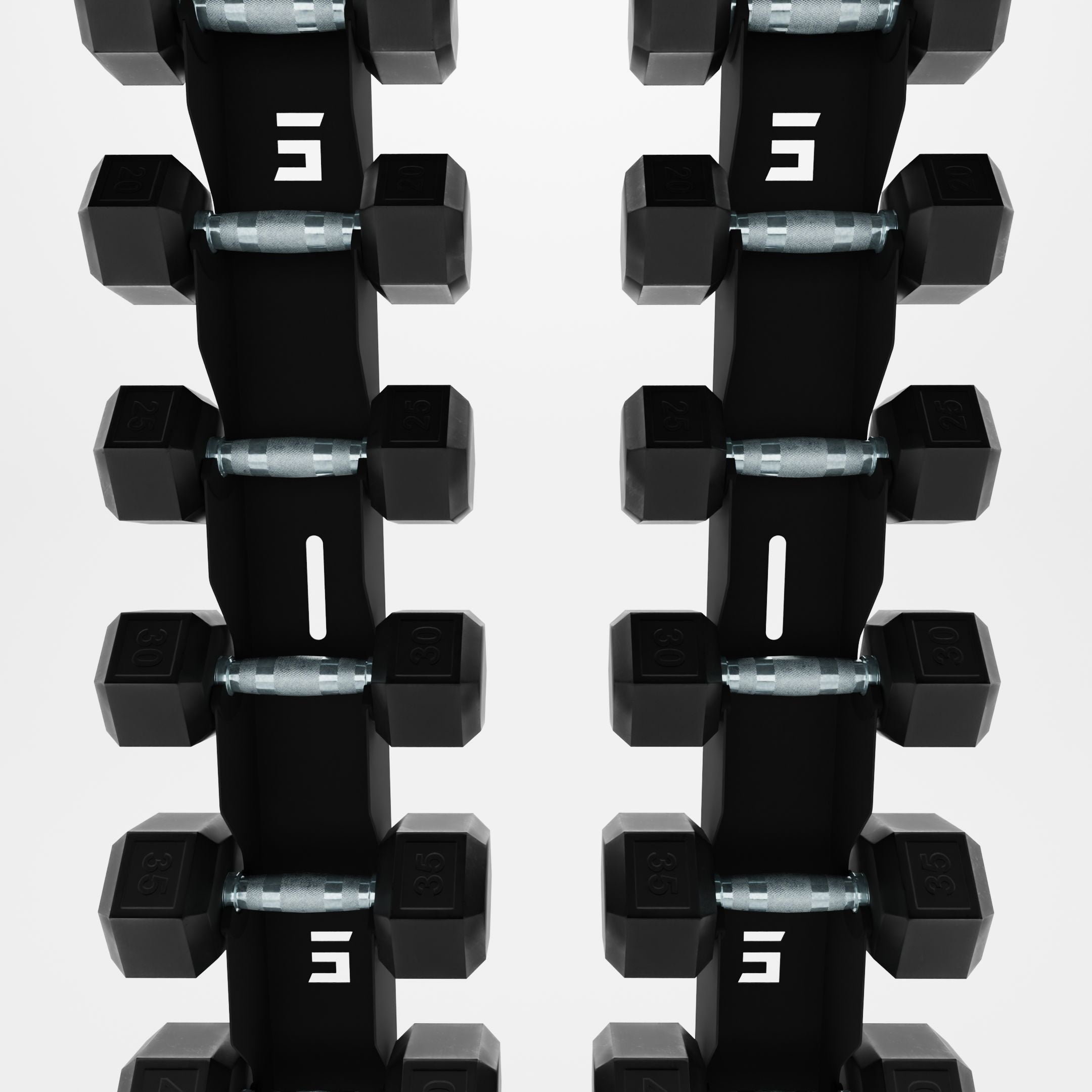 Delta | 10-Tier Vertical Dumbbell Storage Wall/Rack Mount