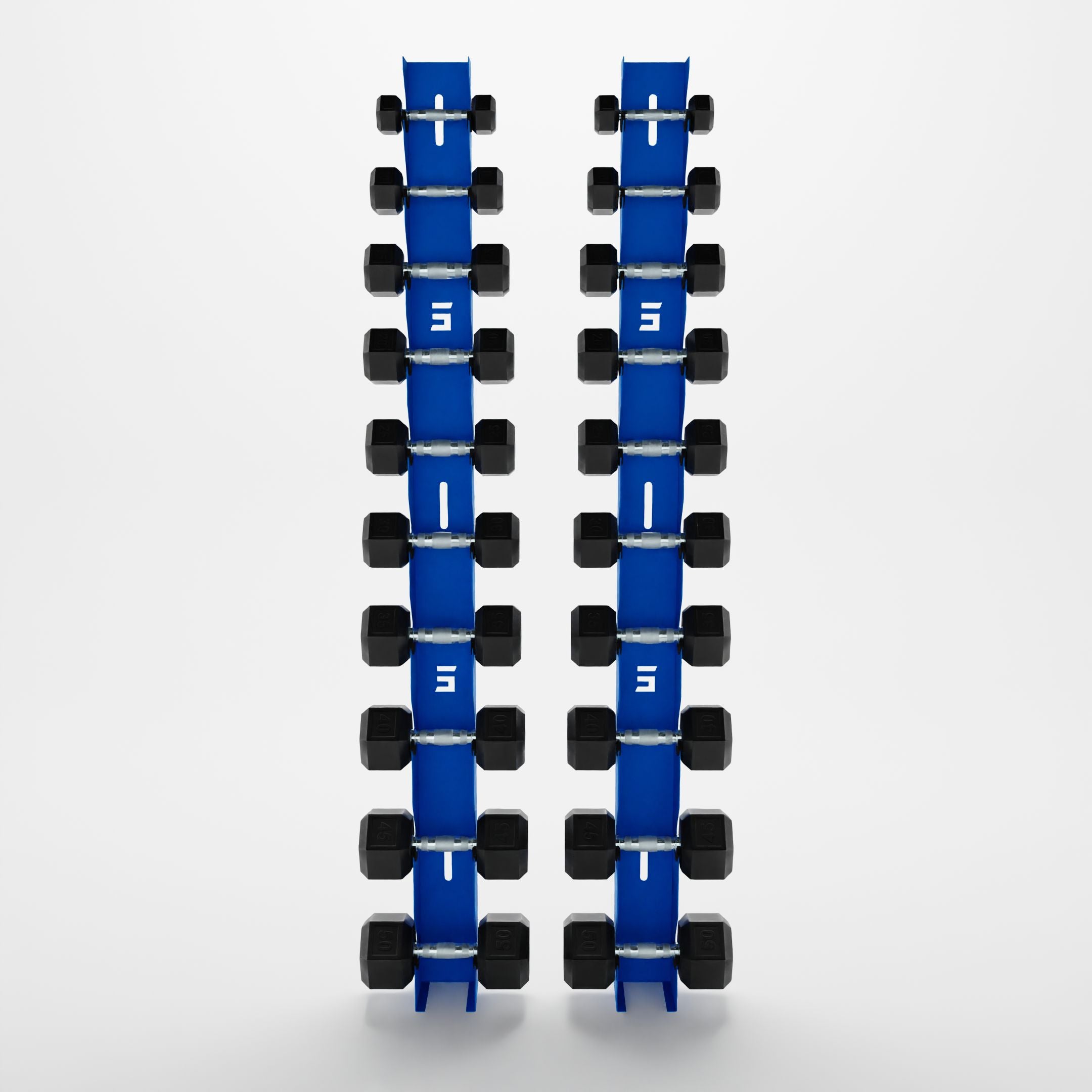 Delta | 10-Tier Vertical Dumbbell Storage Wall/Rack Mount
