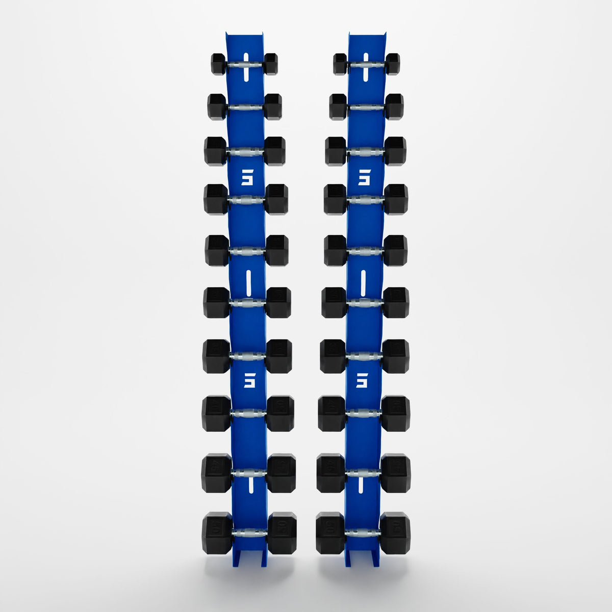 Delta | 10-Tier Vertical Dumbbell Storage Wall/Rack Mount