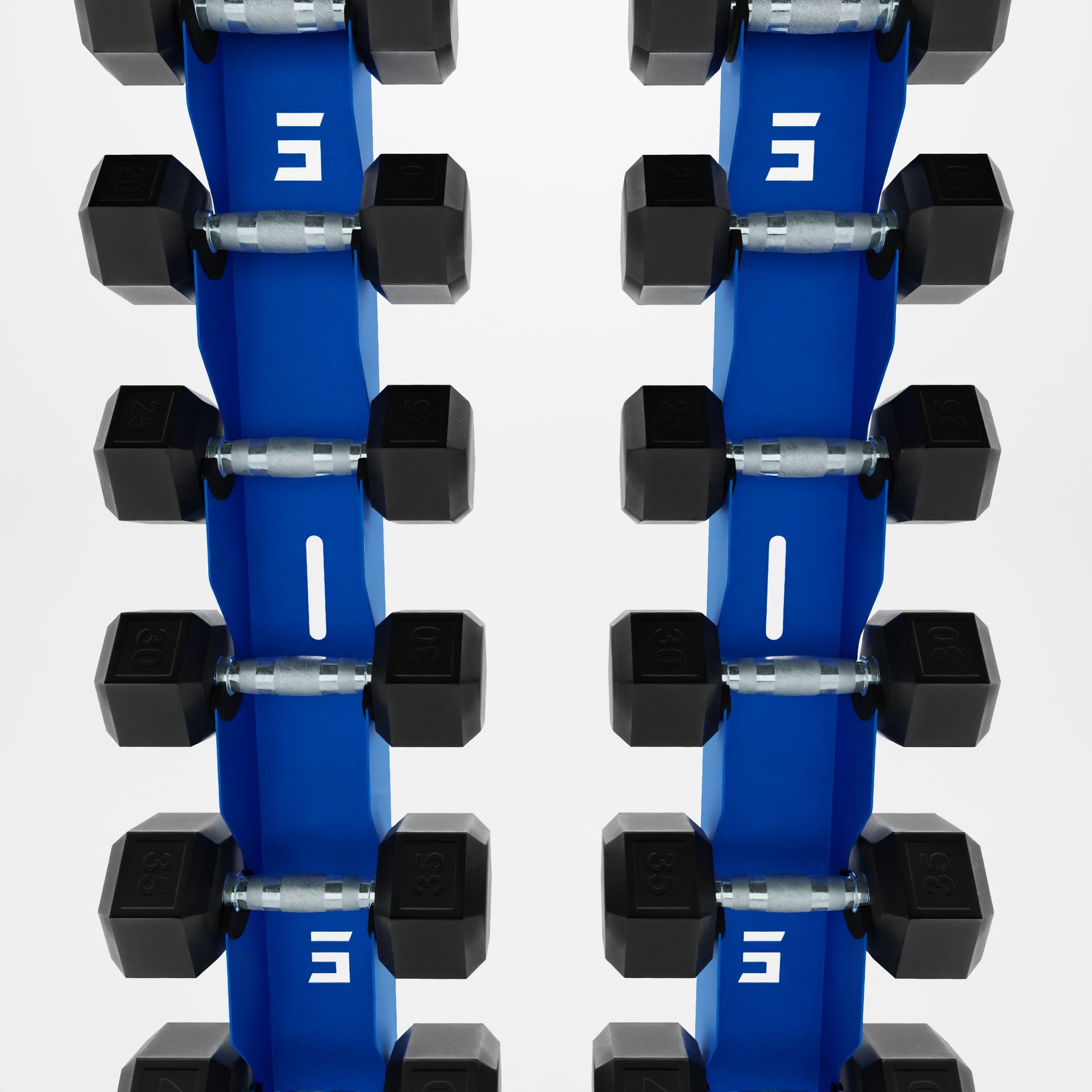Delta | 10-Tier Vertical Dumbbell Storage Wall/Rack Mount