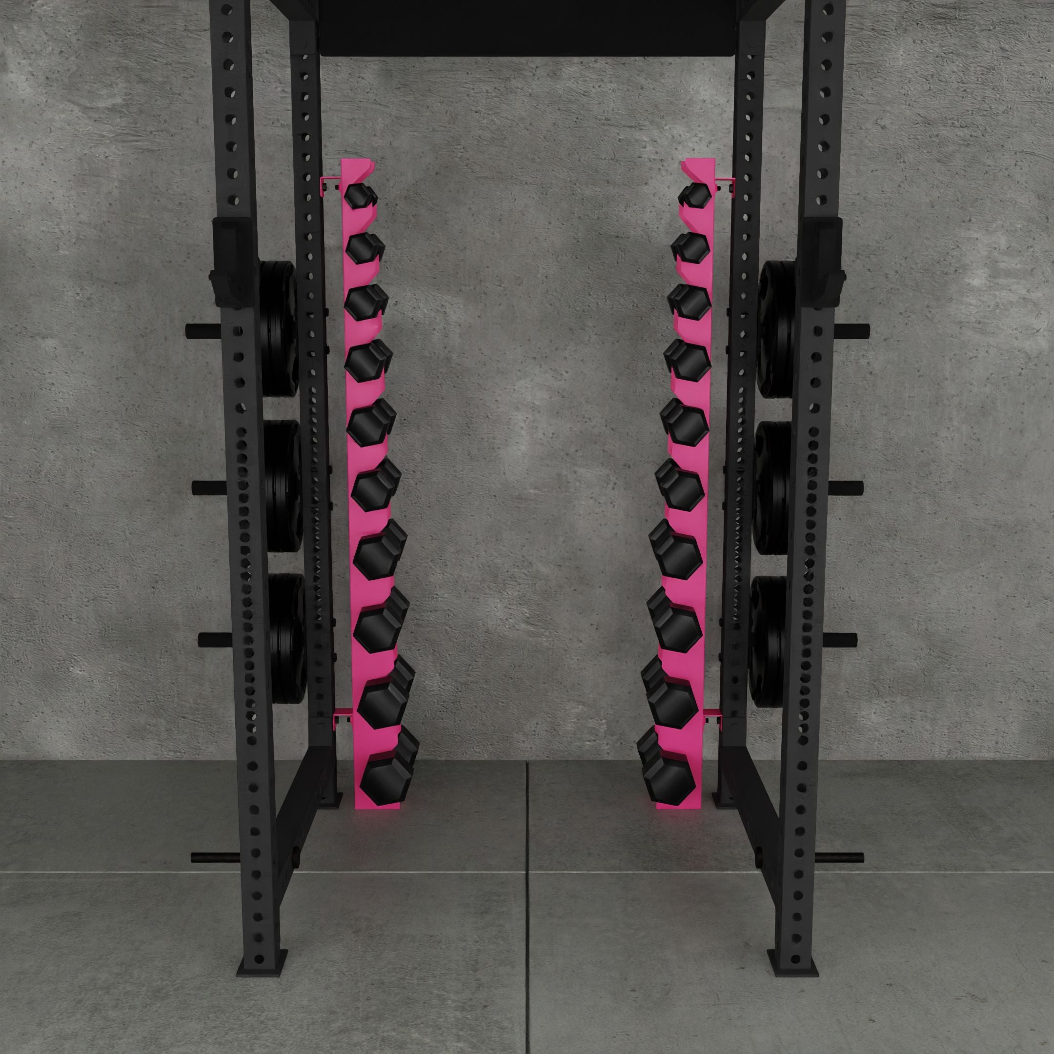 Delta | 10-Tier Vertical Dumbbell Storage Wall/Rack Mount