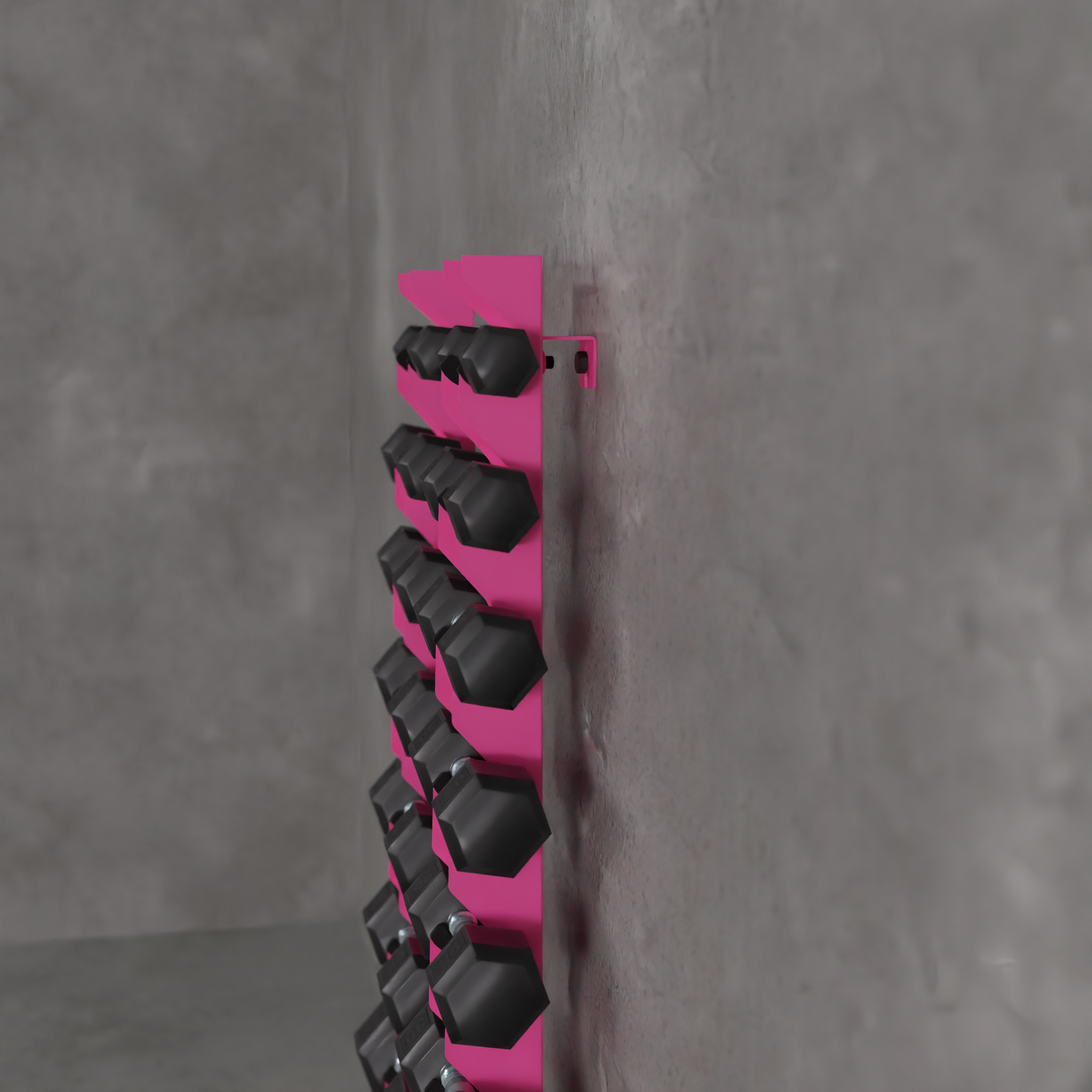 Delta | 10-Tier Vertical Dumbbell Storage Wall/Rack Mount