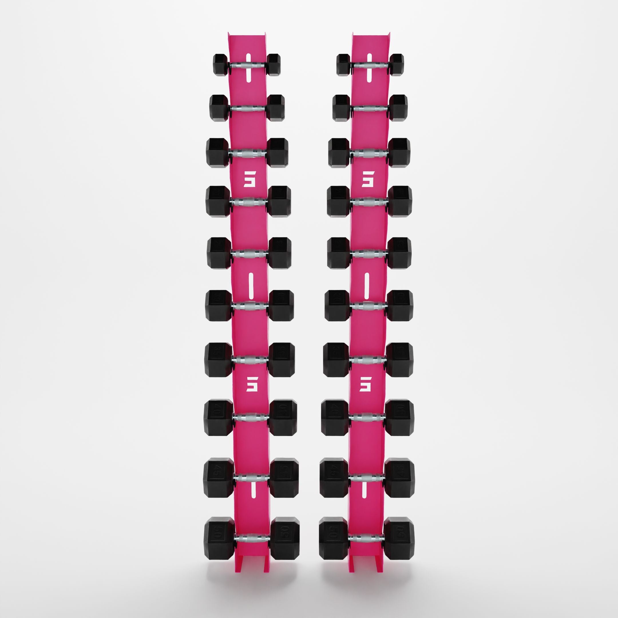 Delta | 10-Tier Vertical Dumbbell Storage Wall/Rack Mount