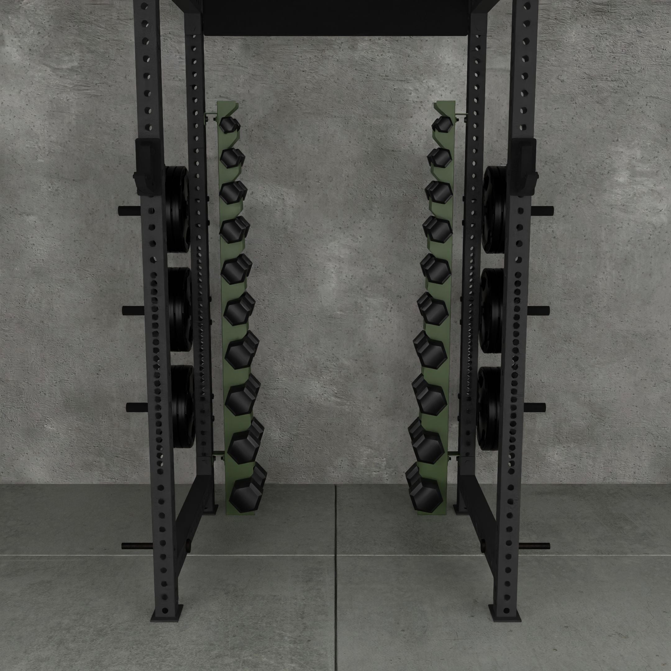 Delta | 10-Tier Vertical Dumbbell Storage Wall/Rack Mount
