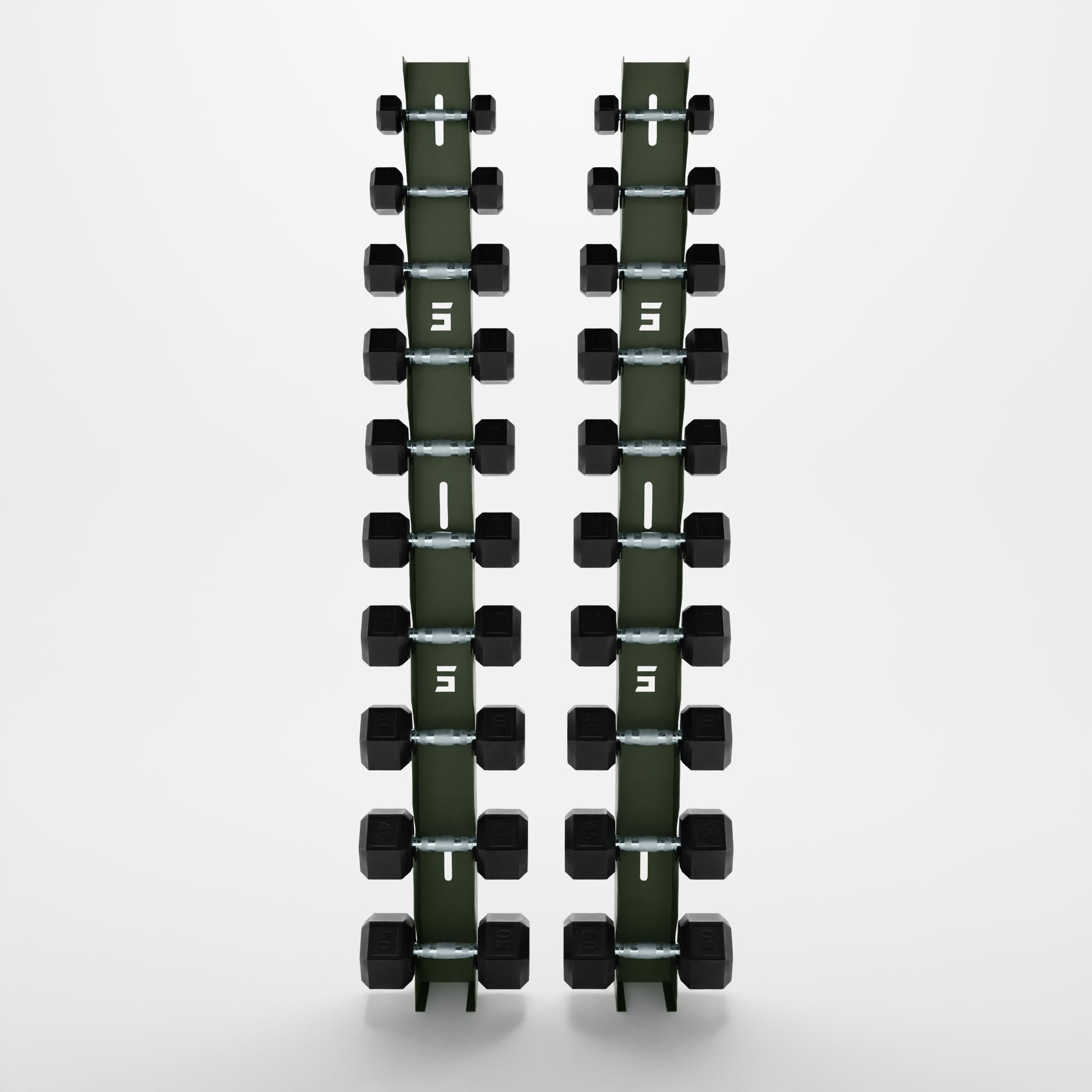 Delta | 10-Tier Vertical Dumbbell Storage Wall/Rack Mount
