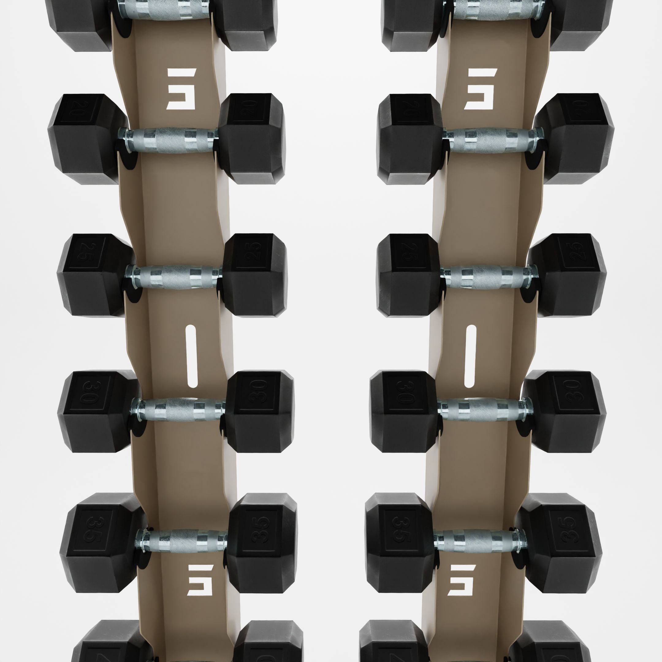 Delta | 10-Tier Vertical Dumbbell Storage Wall/Rack Mount