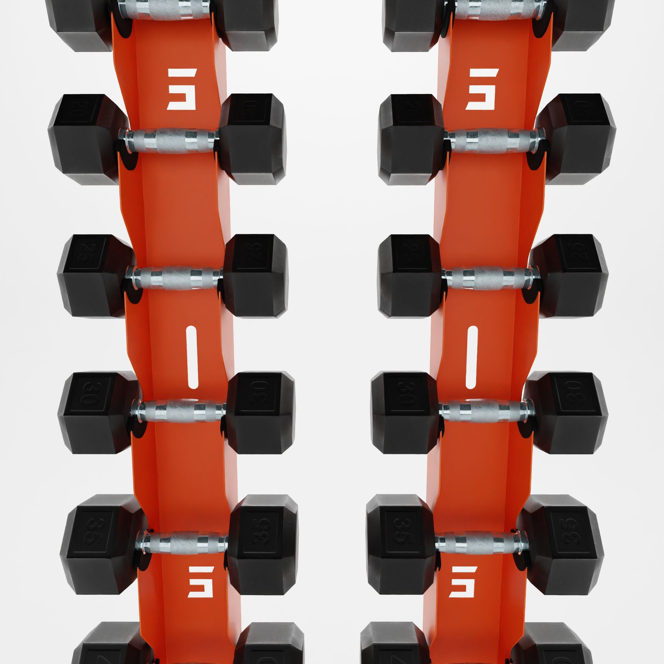 Delta | 10-Tier Vertical Dumbbell Storage Wall/Rack Mount
