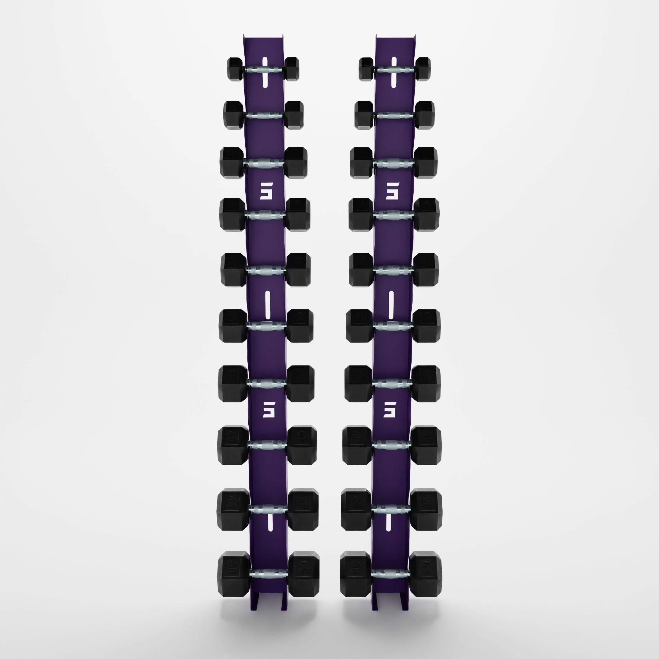 Delta | 10-Tier Vertical Dumbbell Storage Wall/Rack Mount