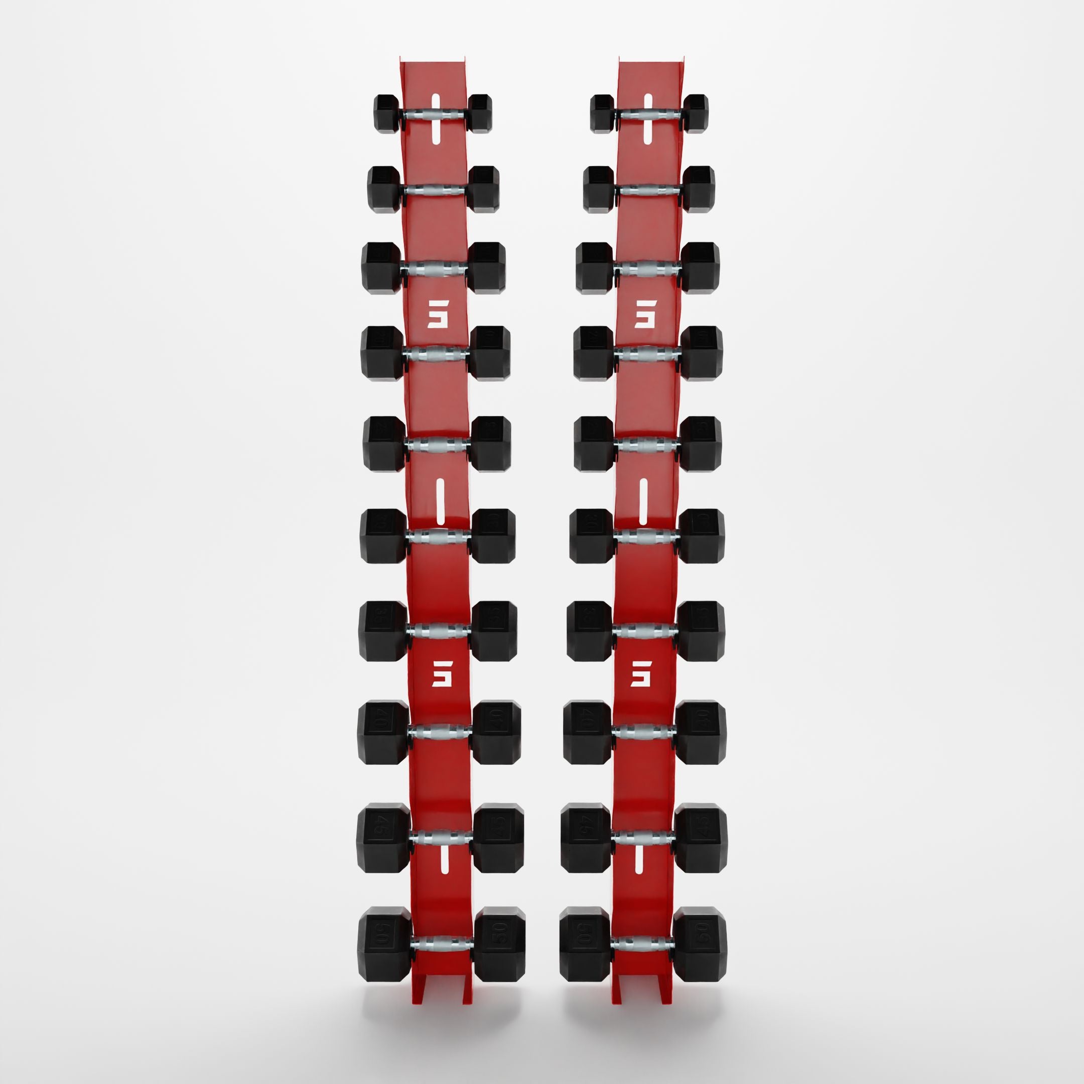 Delta | 10-Tier Vertical Dumbbell Storage Wall/Rack Mount