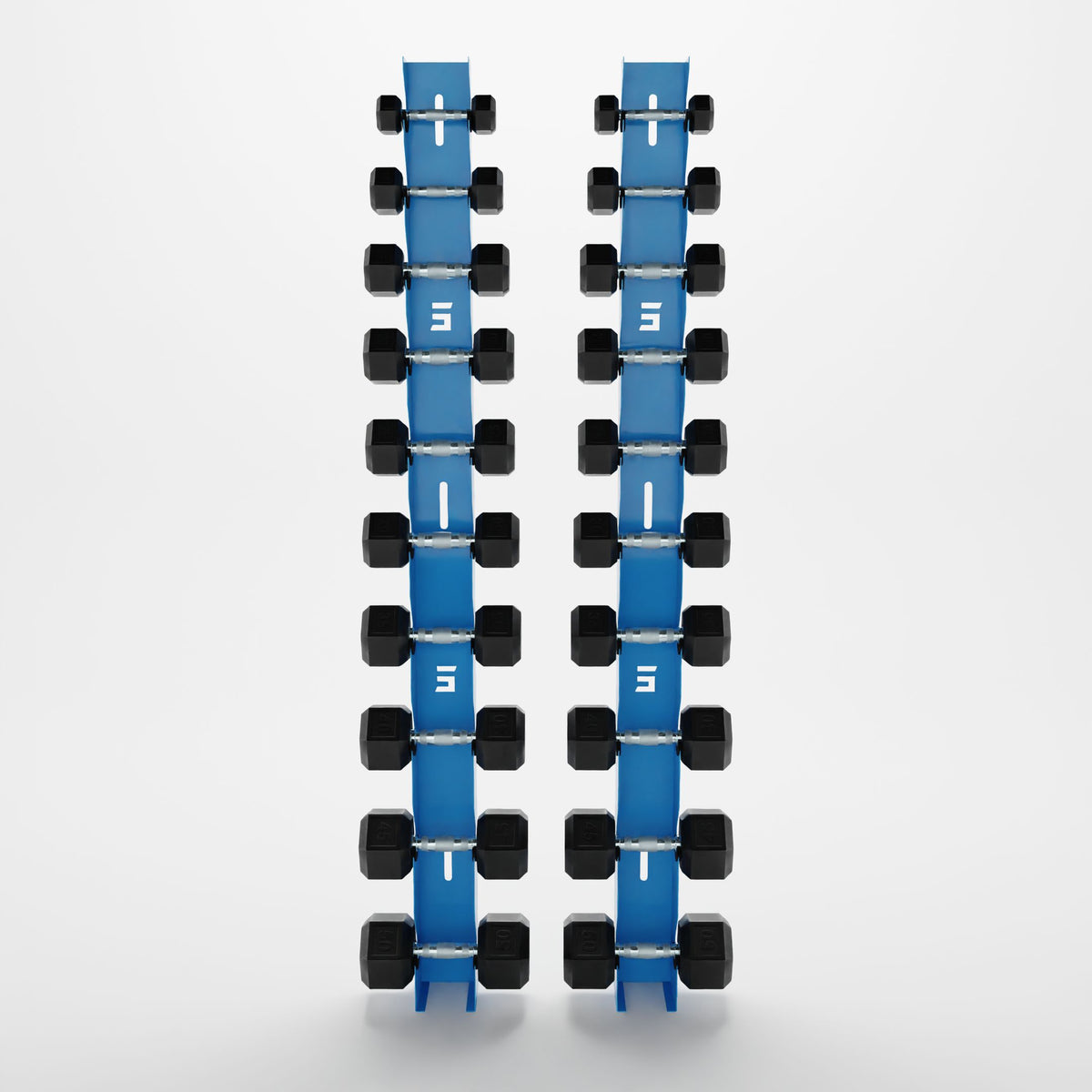 Delta | 10-Tier Vertical Dumbbell Storage Wall/Rack Mount