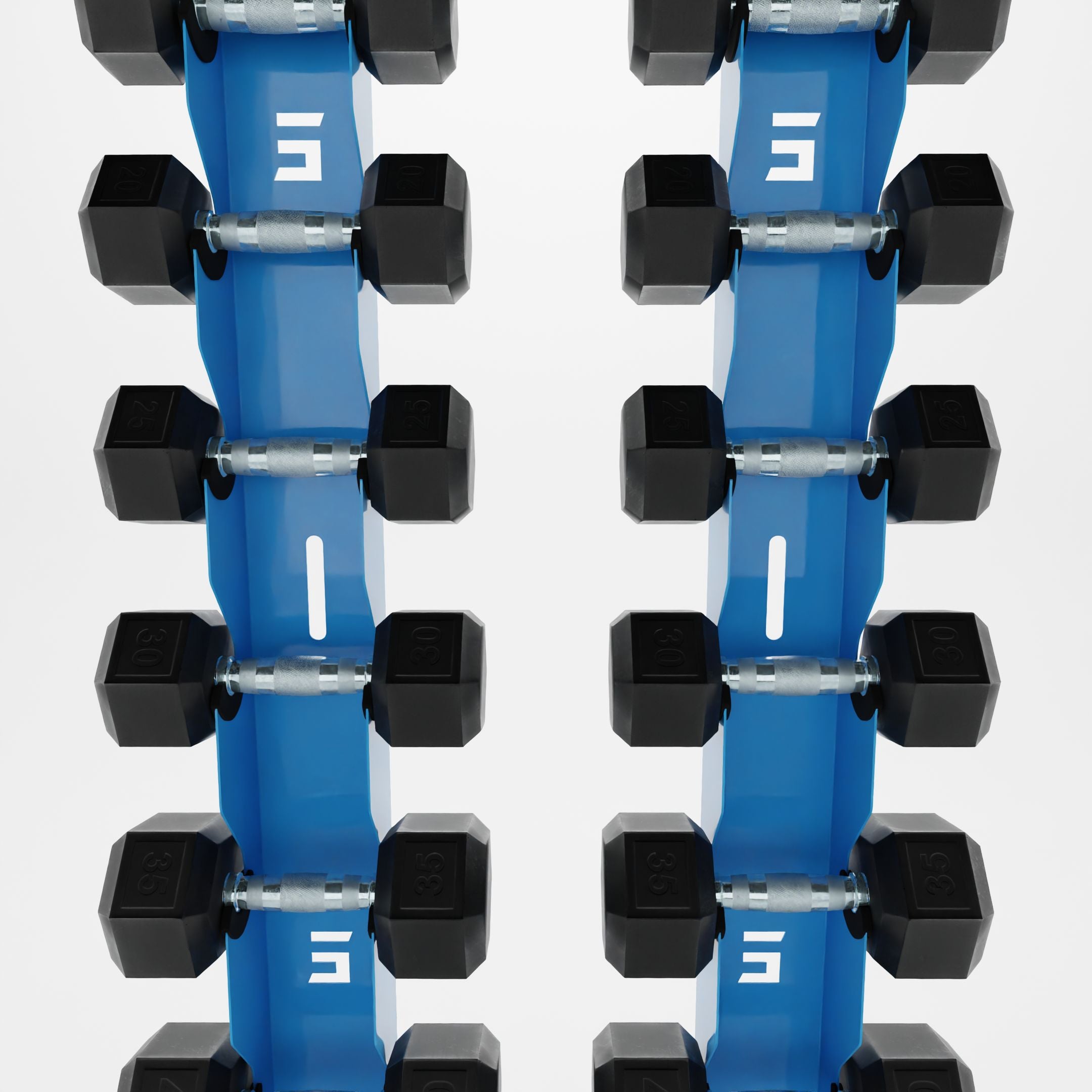 Delta | 10-Tier Vertical Dumbbell Storage Wall/Rack Mount