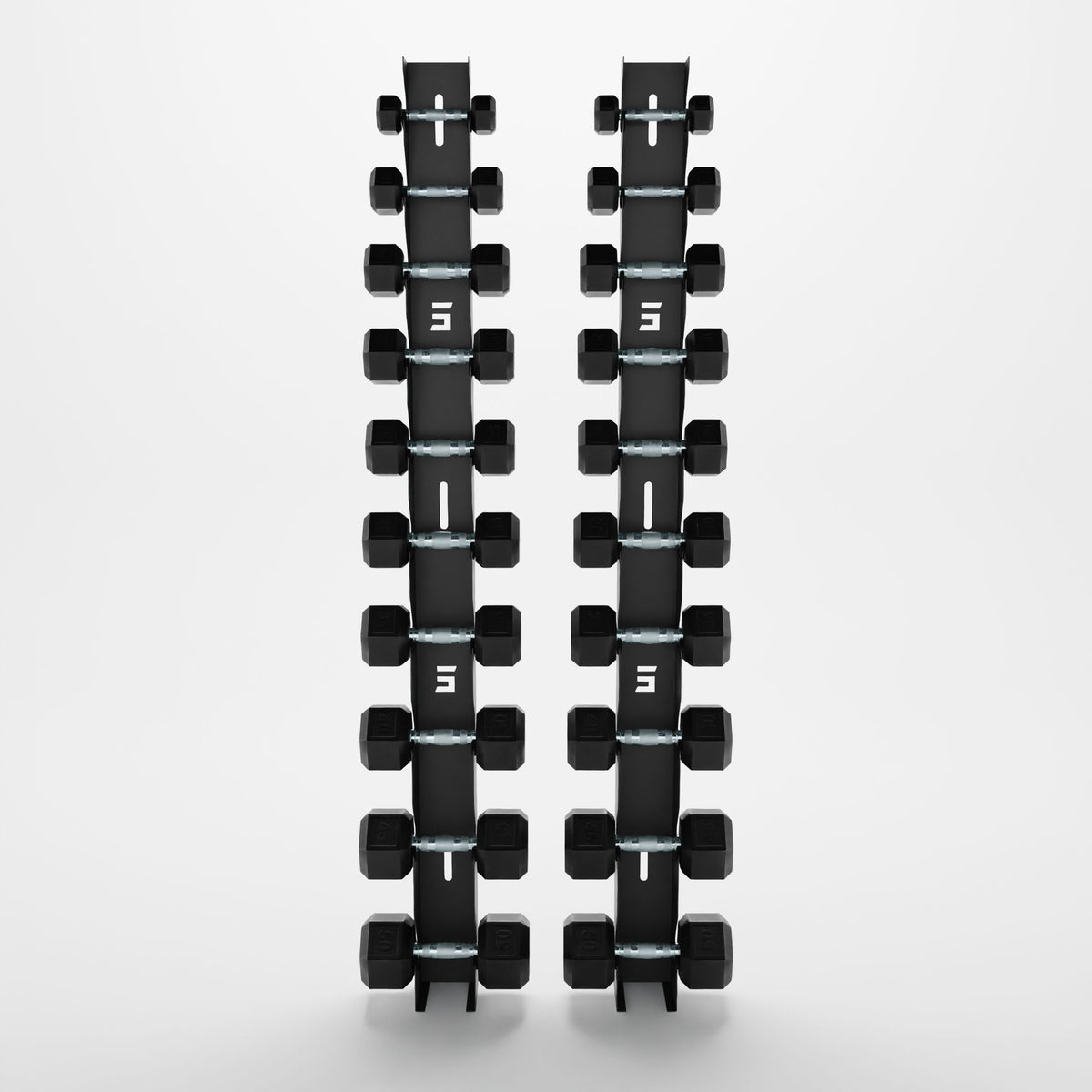 Delta | 10-Tier Vertical Dumbbell Storage Wall/Rack Mount
