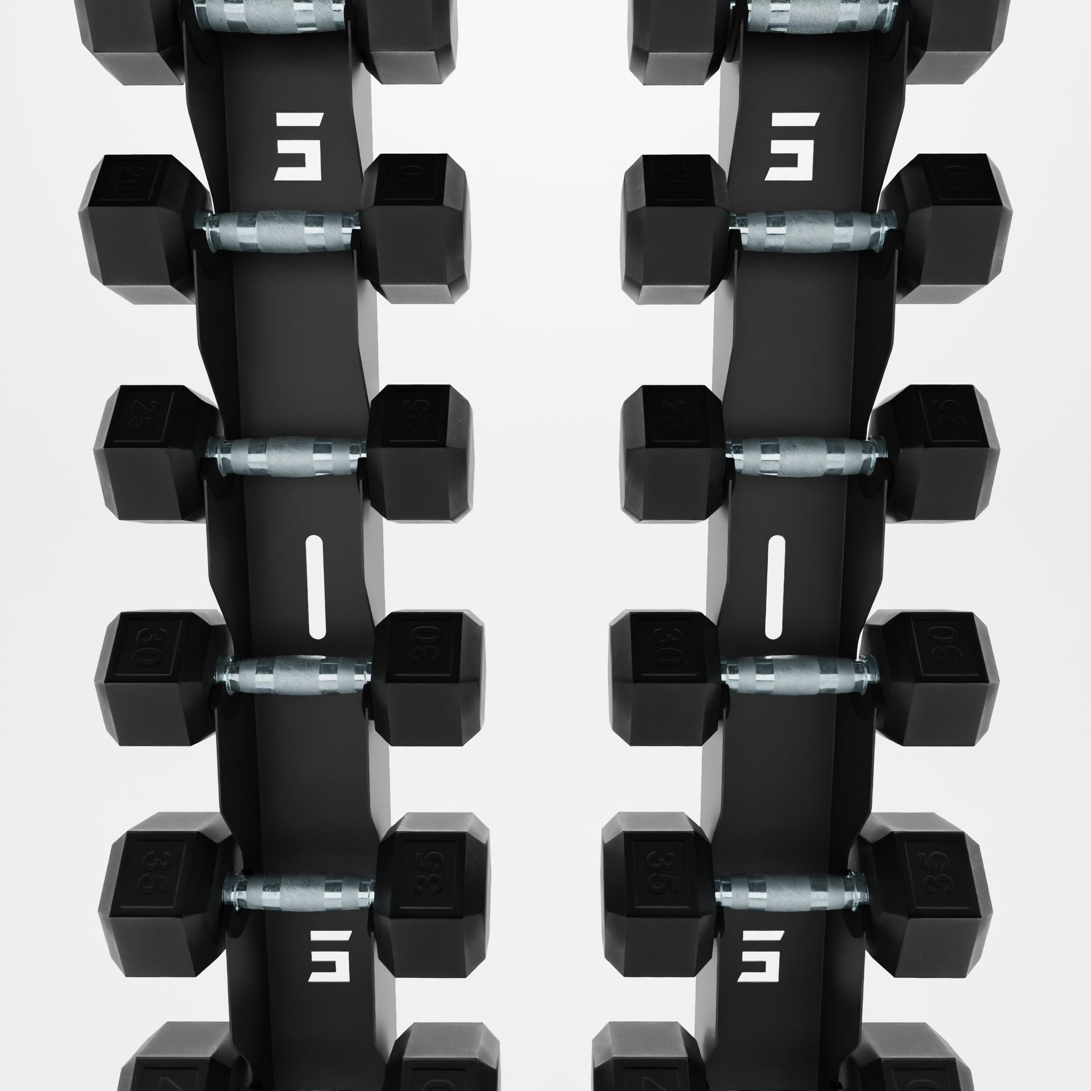 Delta | 10-Tier Vertical Dumbbell Storage Wall/Rack Mount