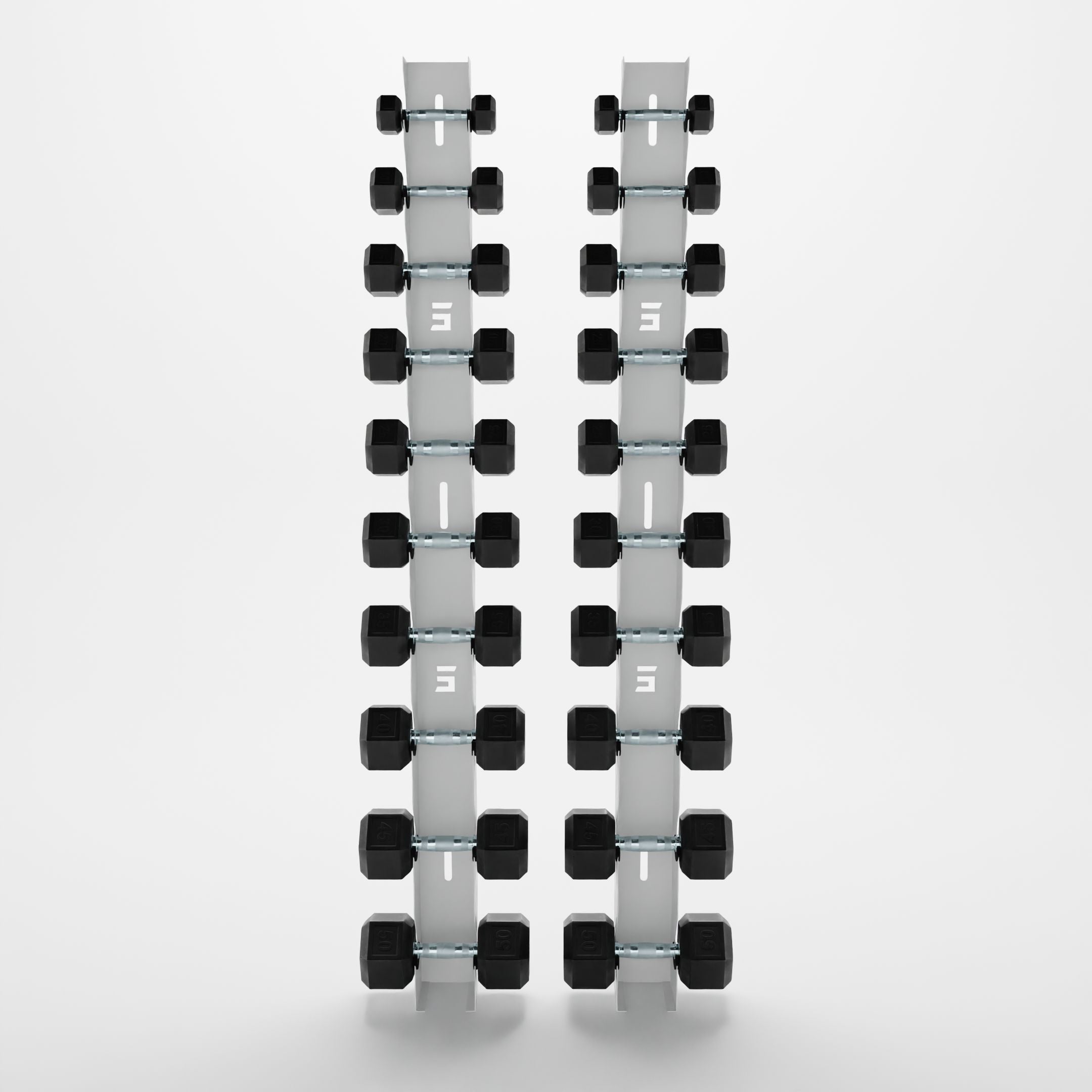 Delta | 10-Tier Vertical Dumbbell Storage Wall/Rack Mount