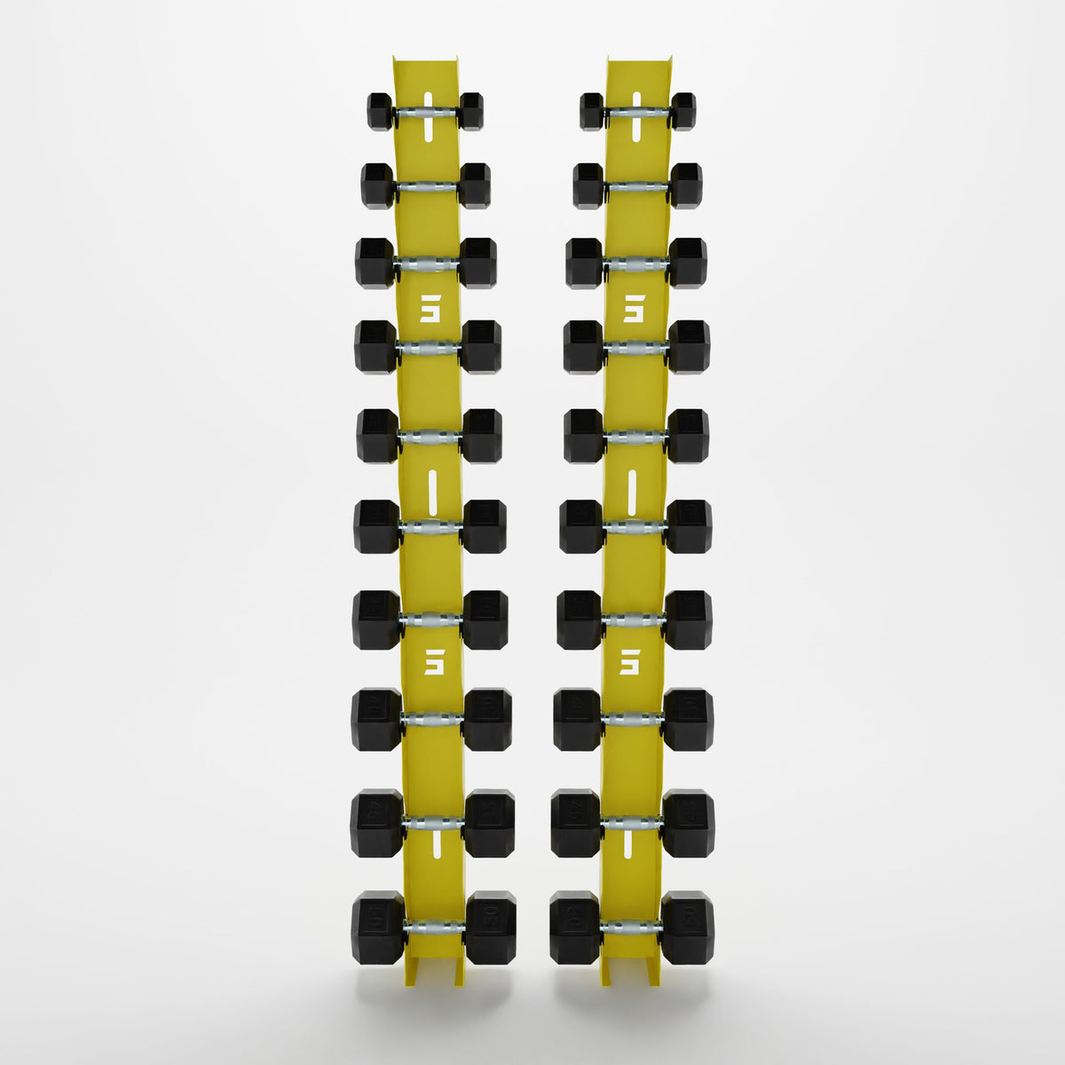 Delta | 10-Tier Vertical Dumbbell Storage Wall/Rack Mount