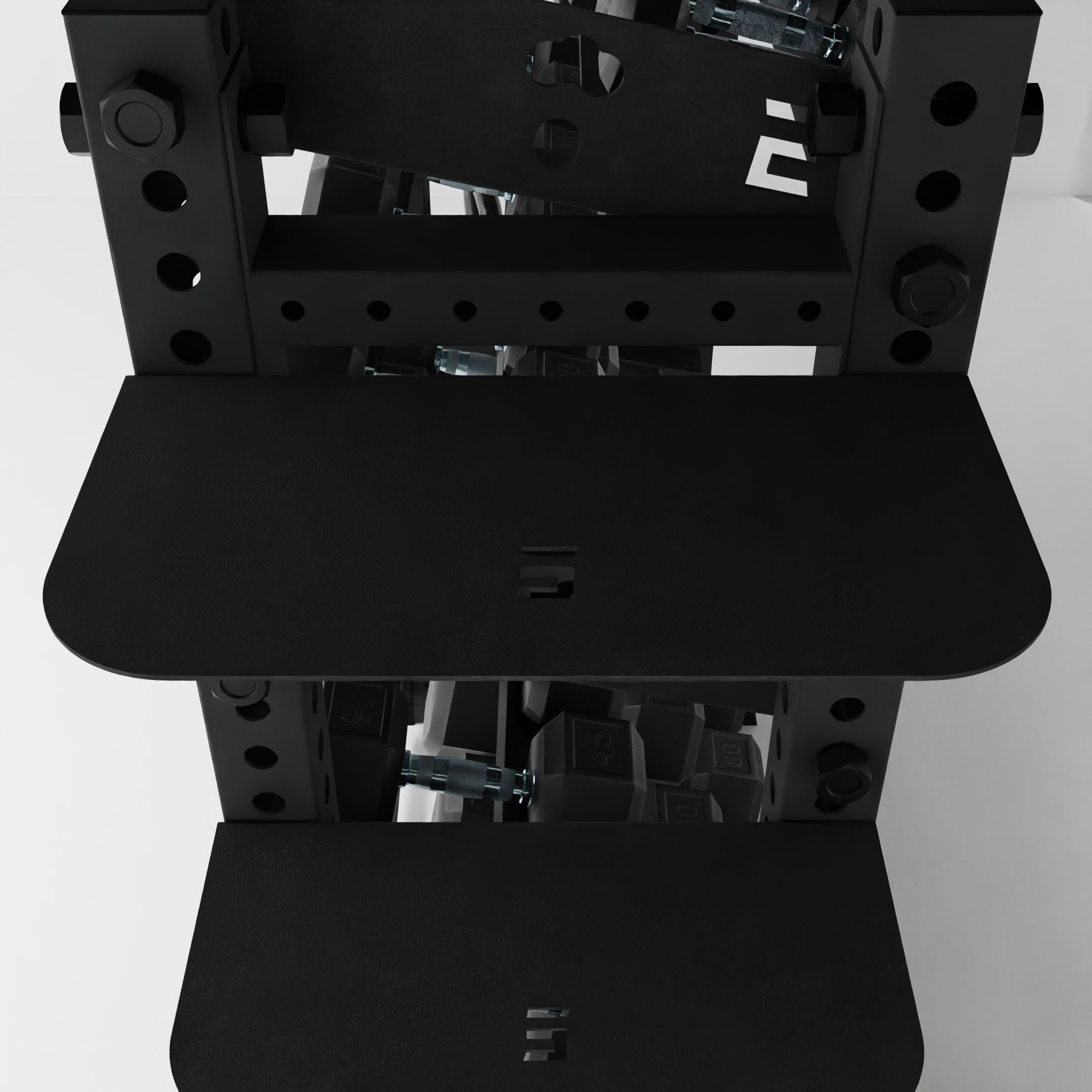 Double Post Kettlebell Shelf