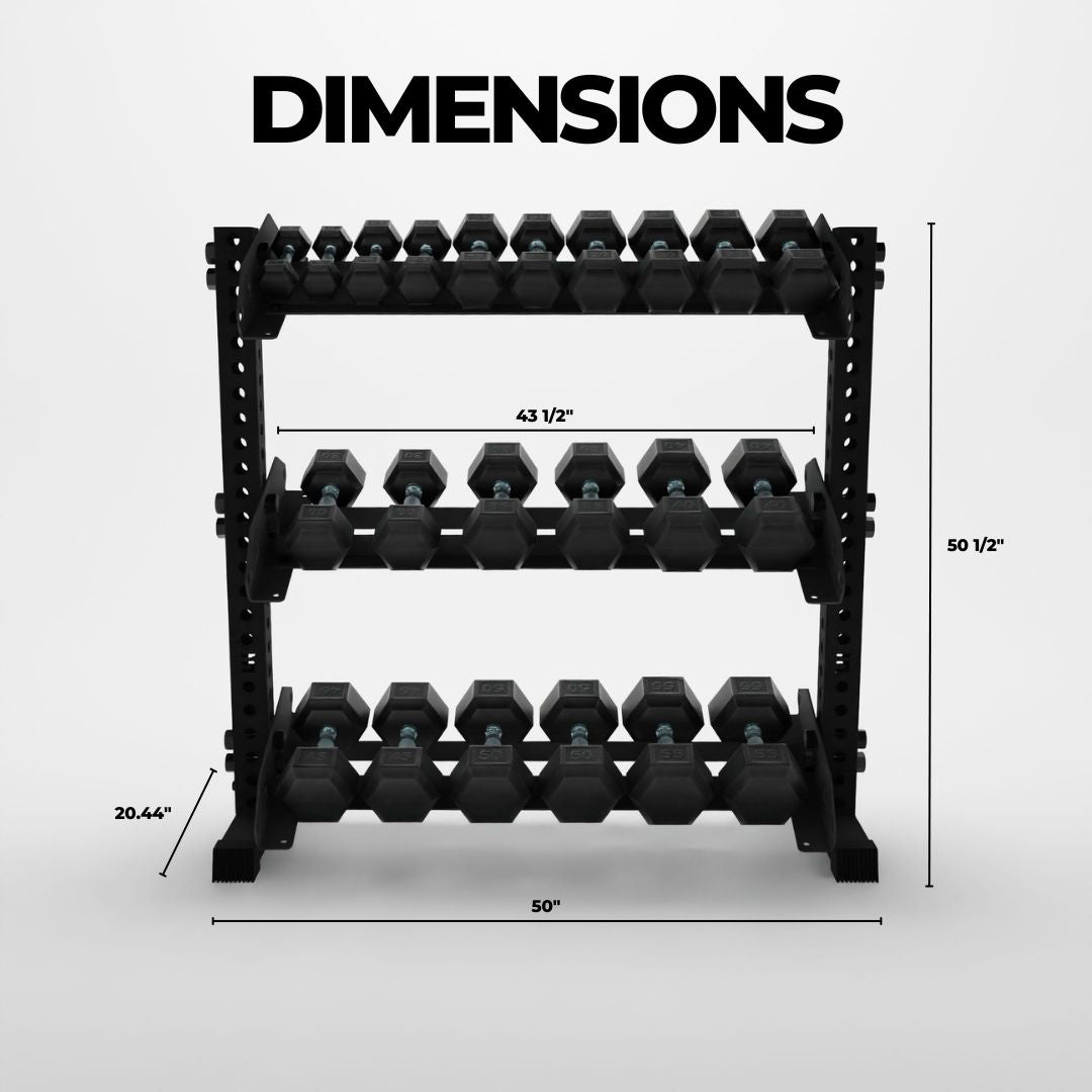 Alpha | 3-Tier Horizontal Rack