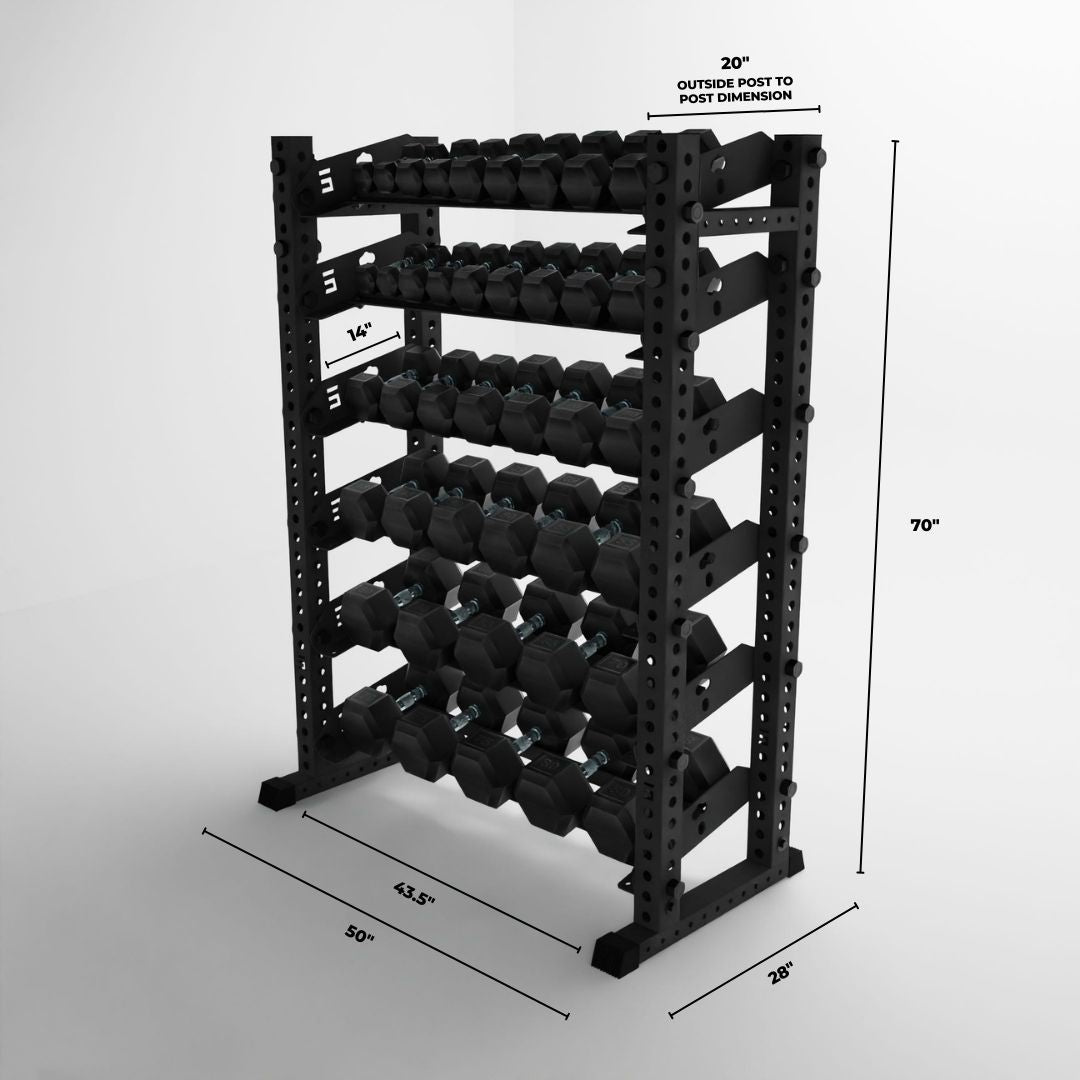 Delta | 6-Tier Horizontal Rack