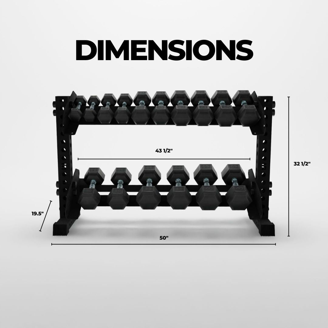 Bravo | 2-Tier Horizontal Rack