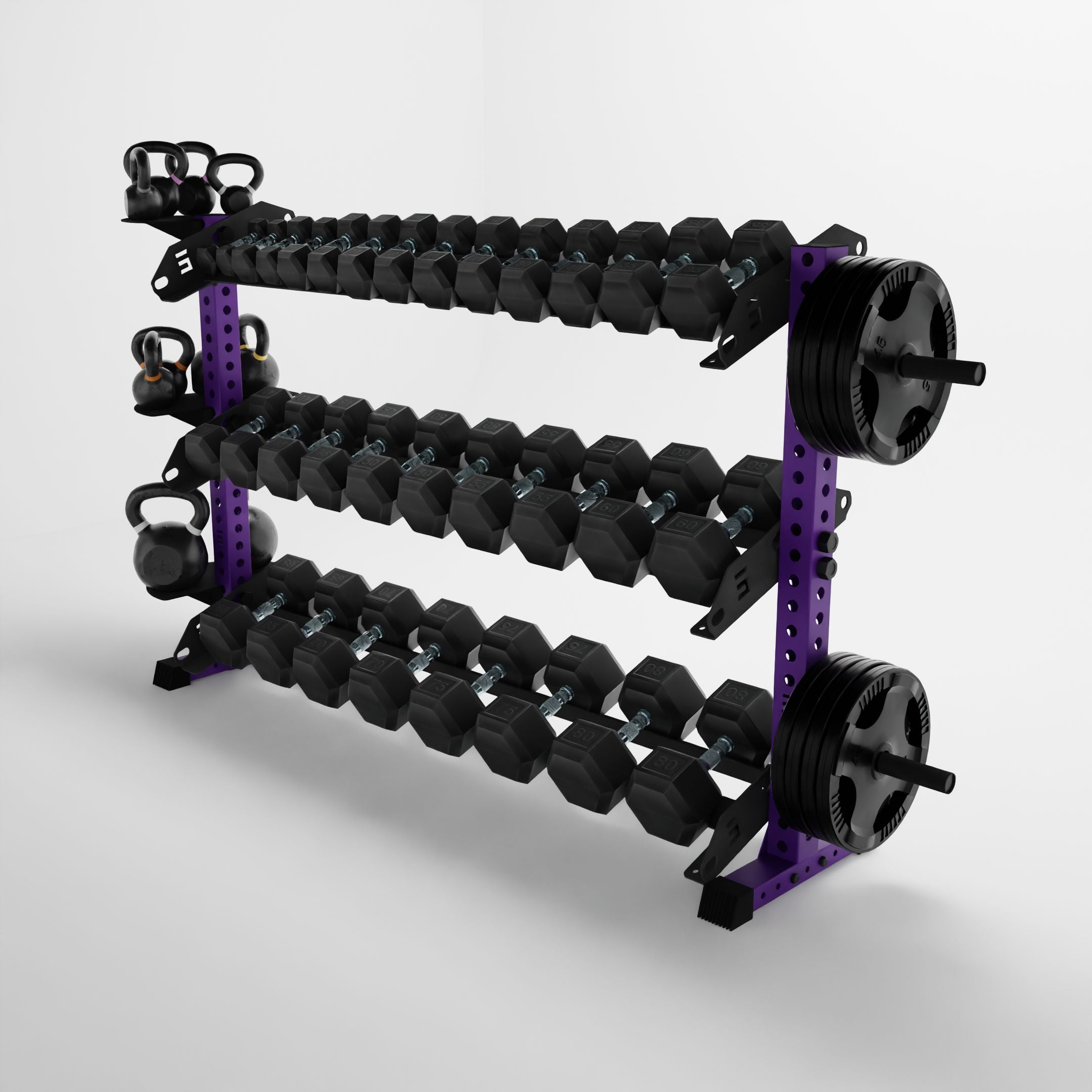 Alpha | 3-Tier Horizontal Rack