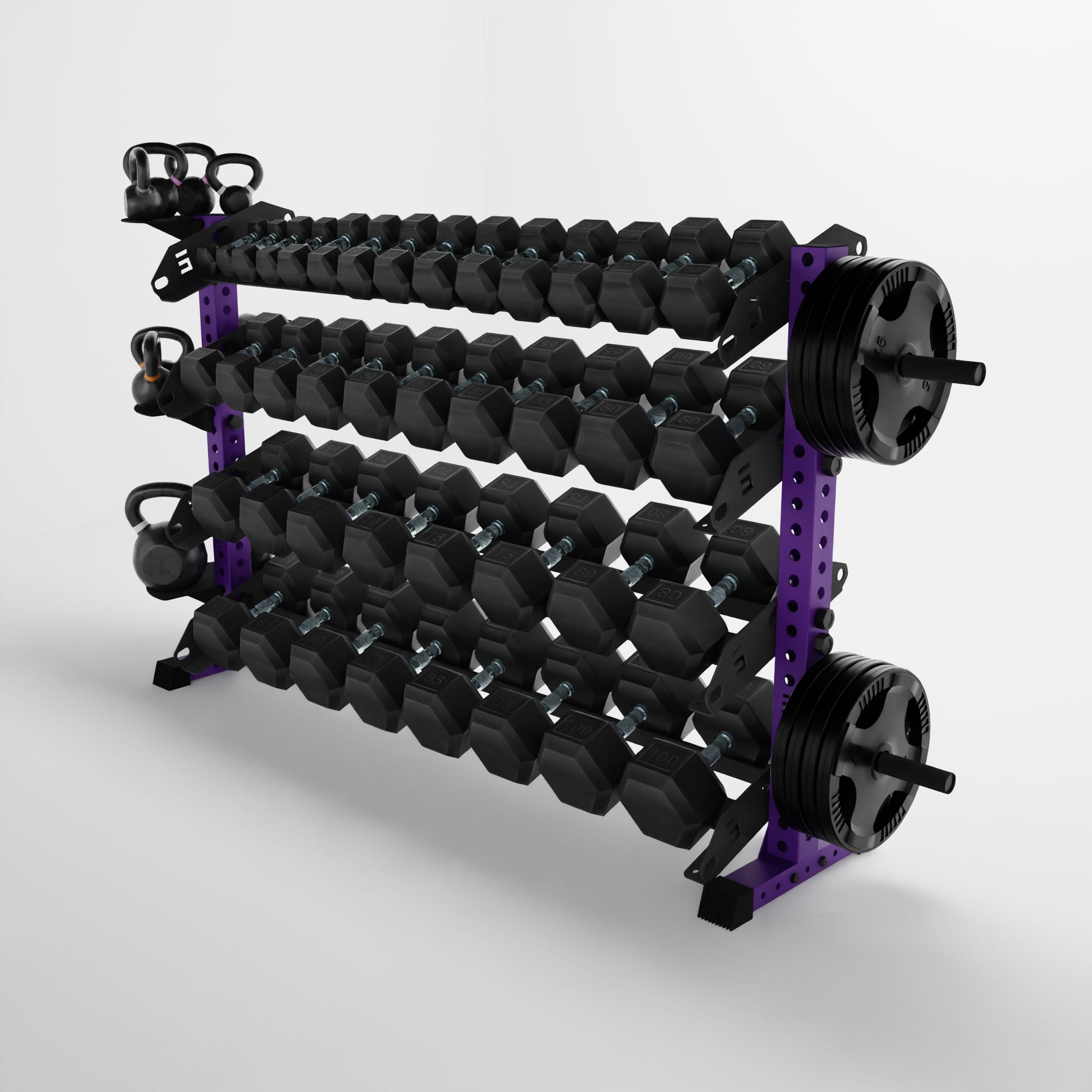 Alpha | 4-Tier Horizontal Rack