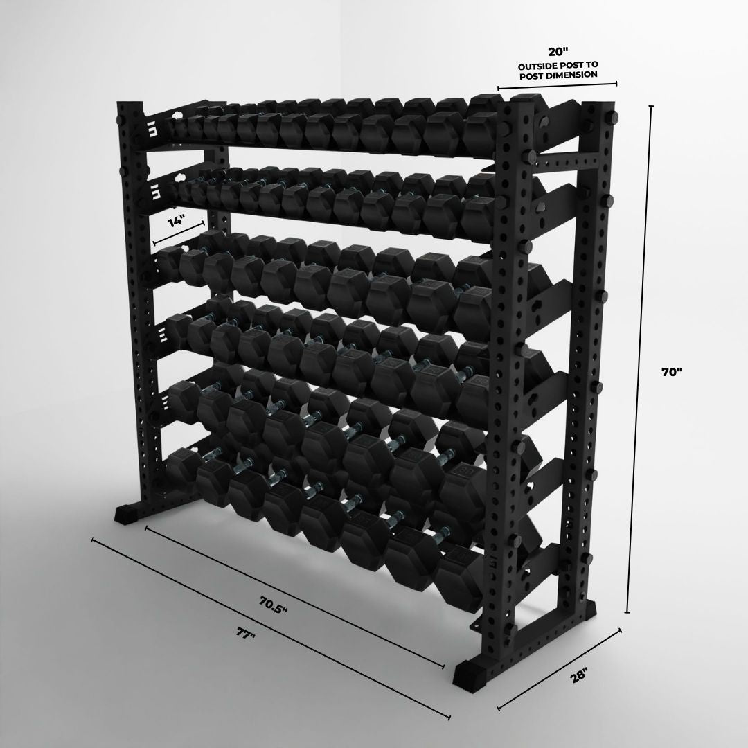 Delta | 6-Tier Horizontal Rack