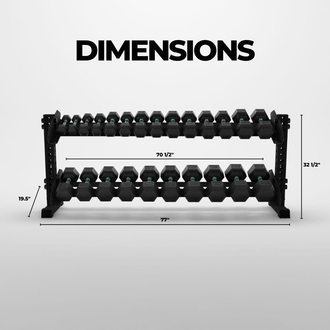 Bravo | 2-Tier Horizontal Rack