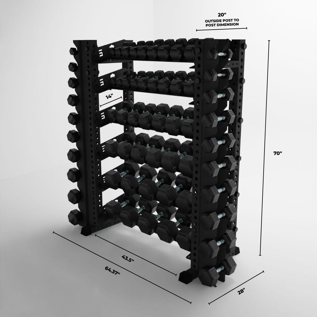Delta | 6-Tier Horizontal Rack