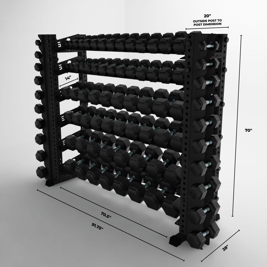 Delta | 6-Tier Horizontal Rack