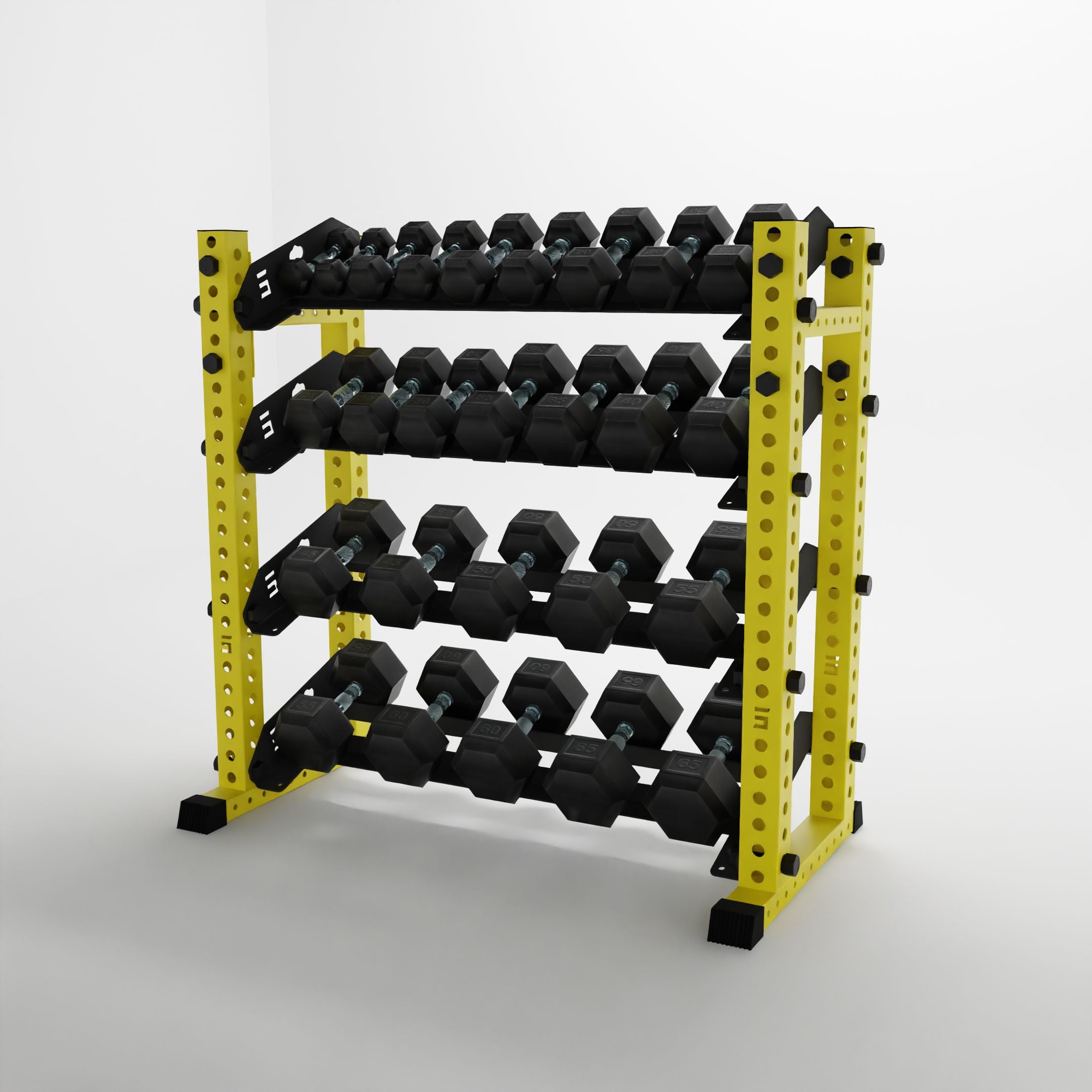 Alpha | 4-Tier Horizontal Rack | Double-Post