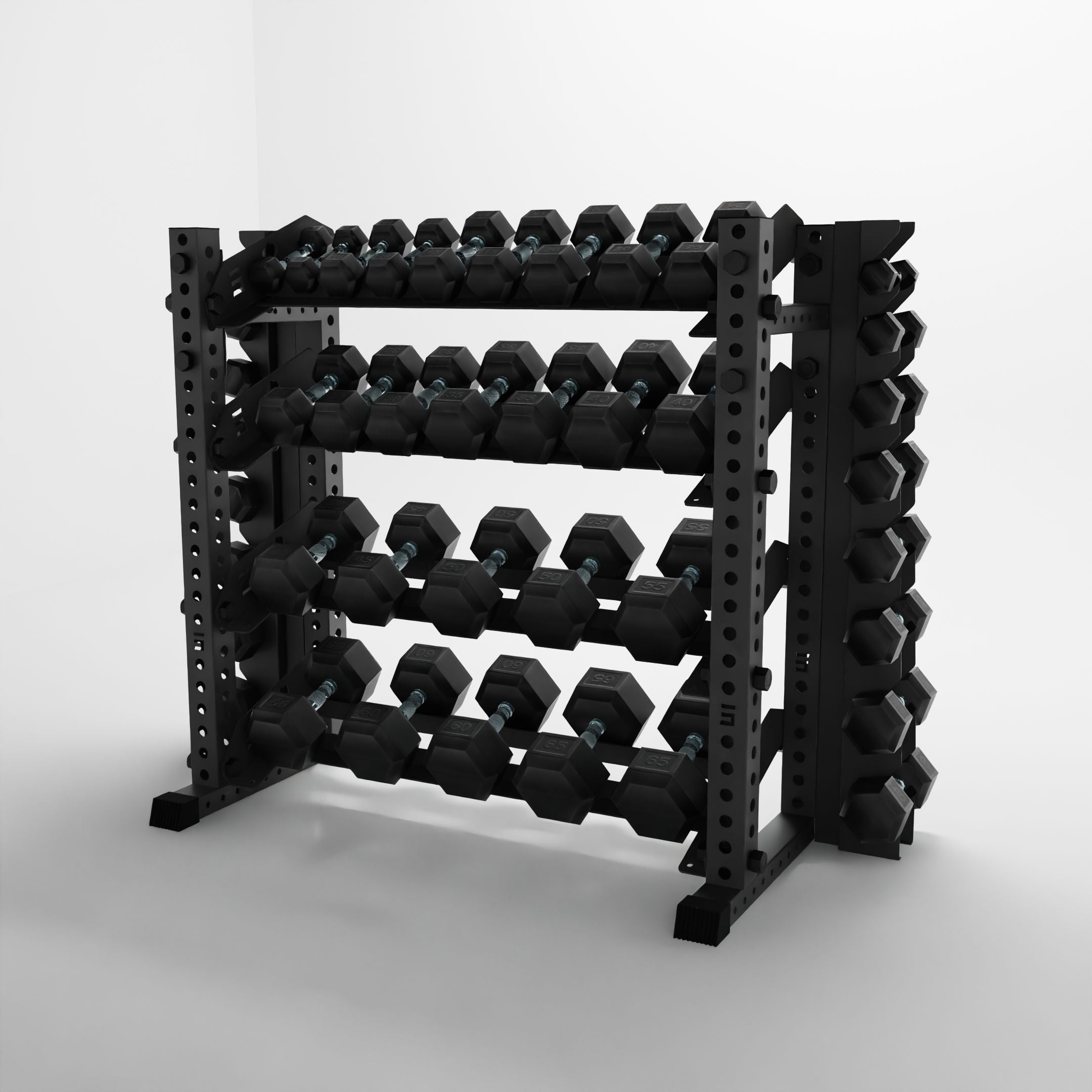 Alpha | 4-Tier Horizontal Rack | Double-Post