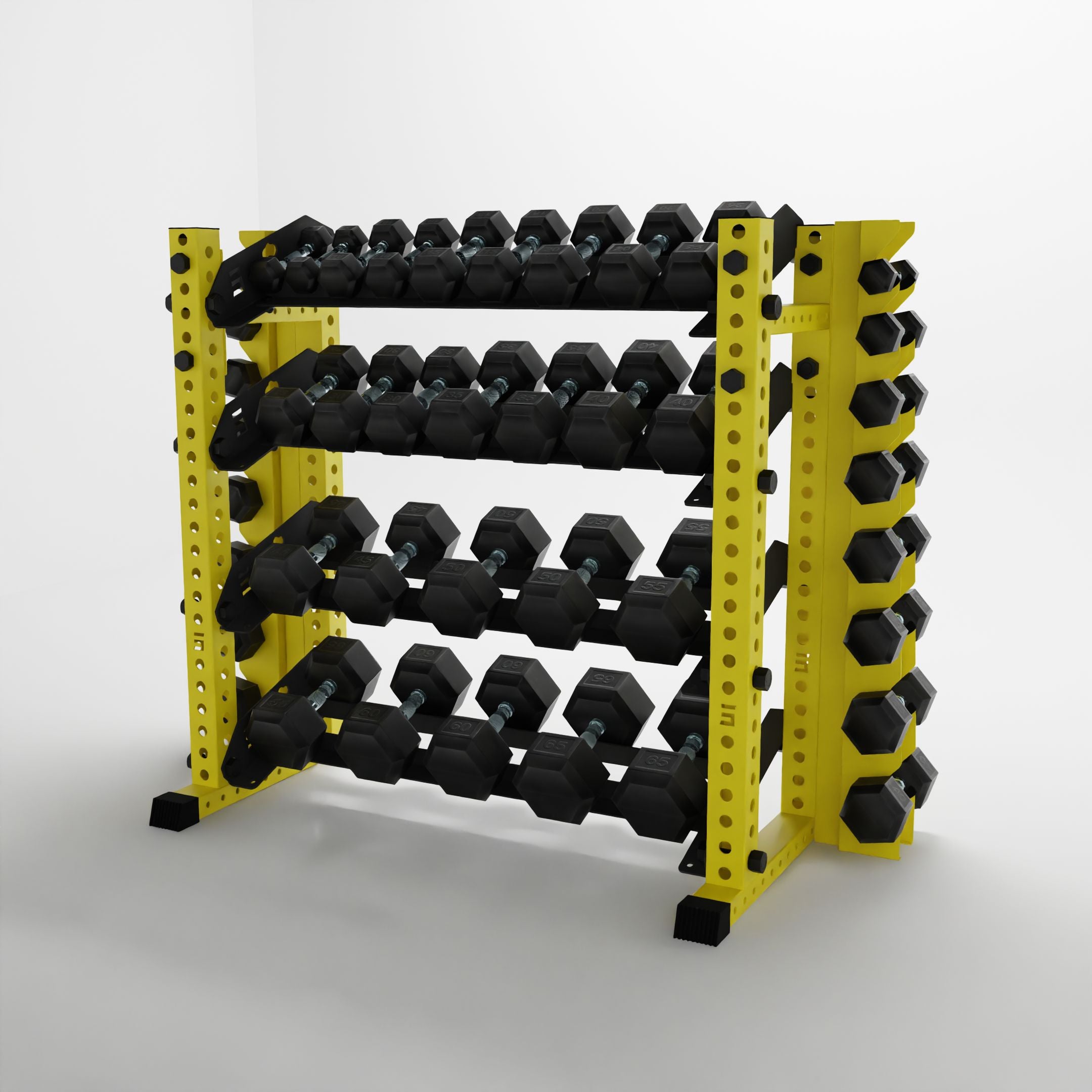 Alpha | 4-Tier Horizontal Rack | Double-Post