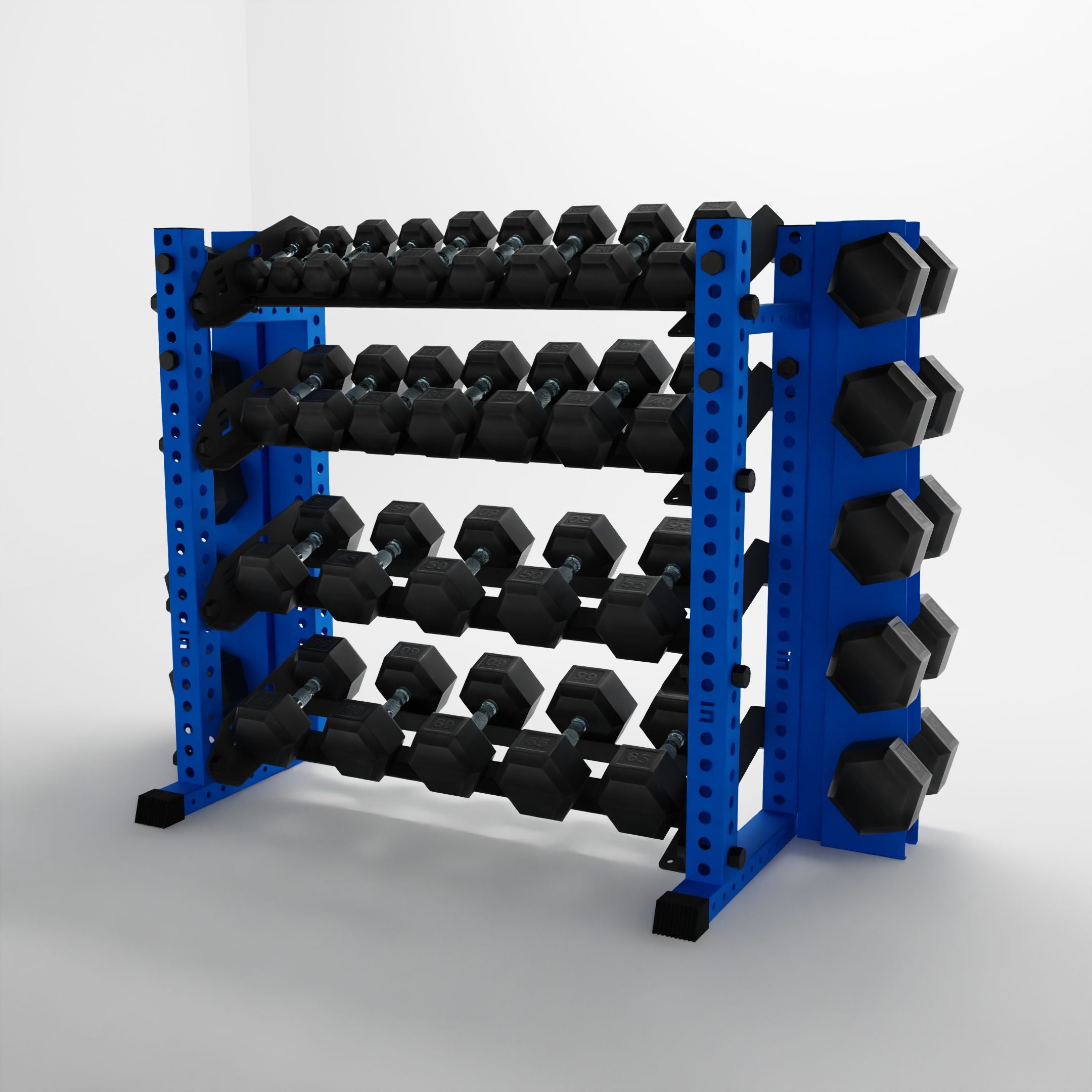 Alpha | 4-Tier Horizontal Rack | Double-Post