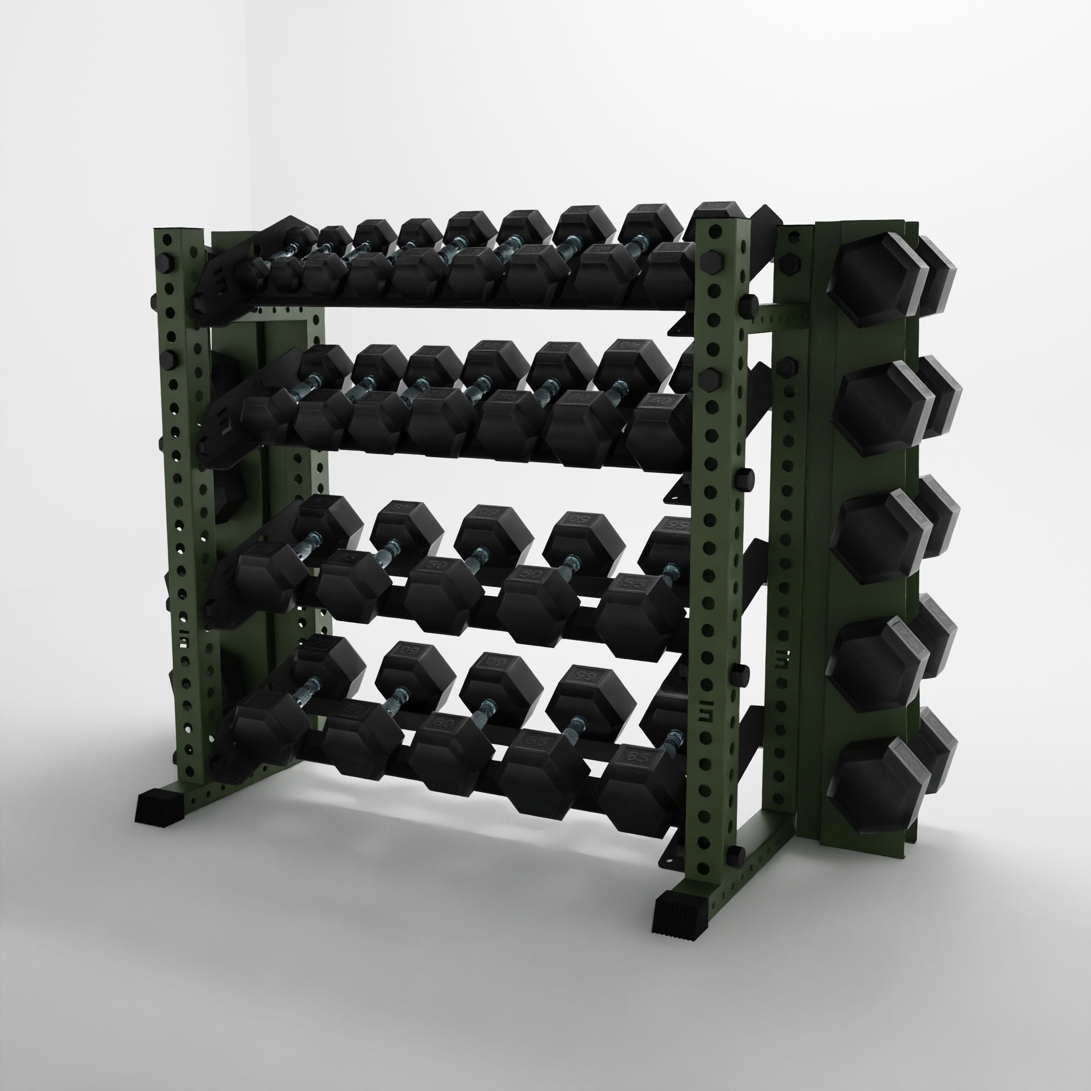 Alpha | 4-Tier Horizontal Rack | Double-Post
