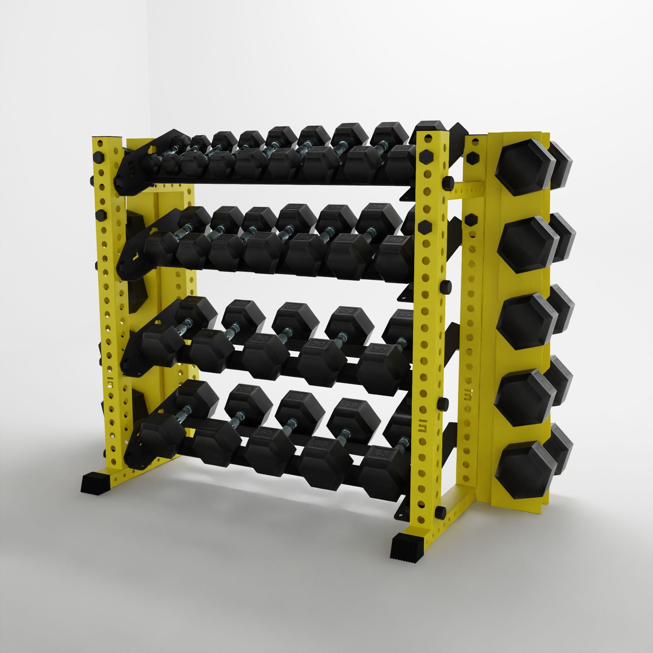 Alpha | 4-Tier Horizontal Rack | Double-Post