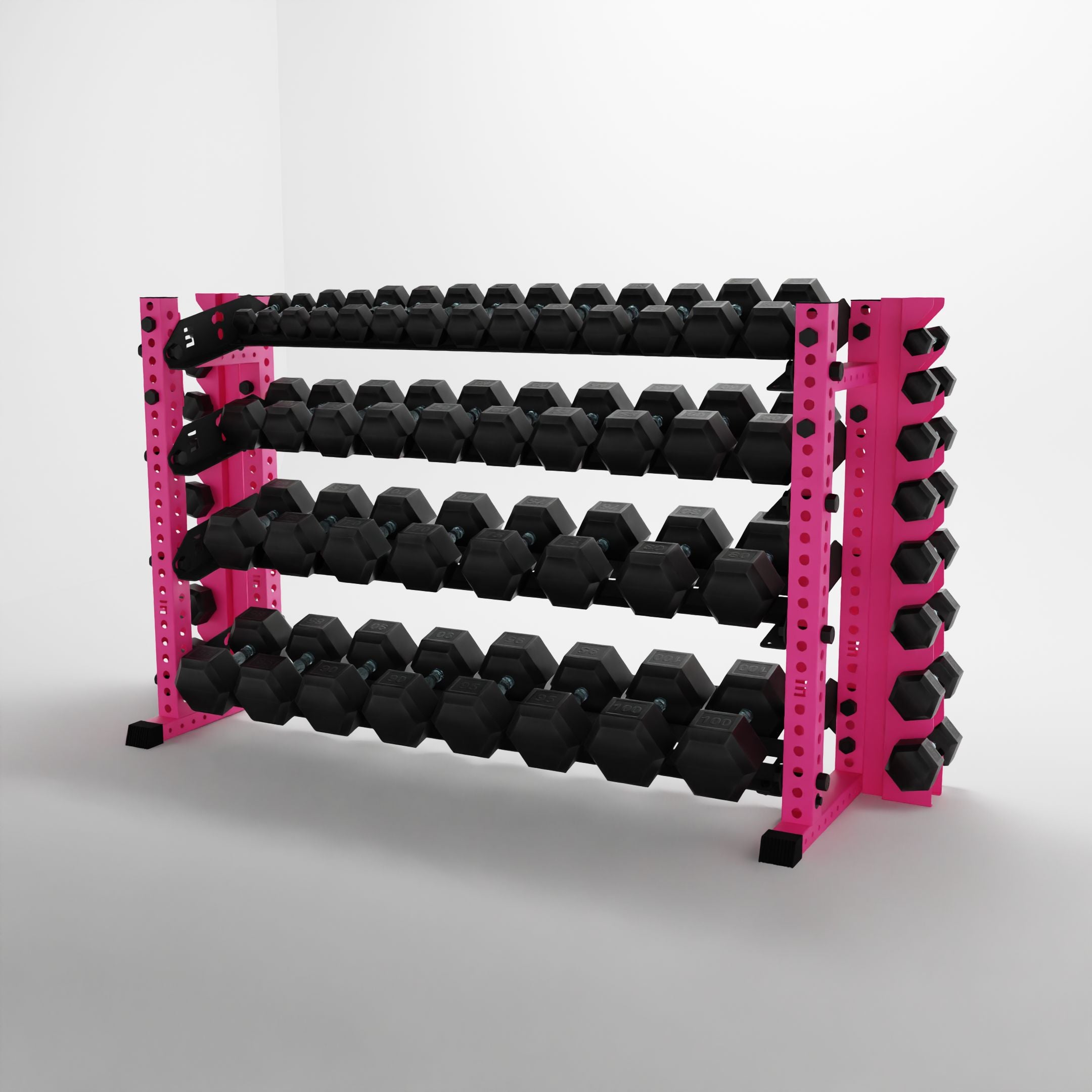 Alpha | 4-Tier Horizontal Rack | Double-Post