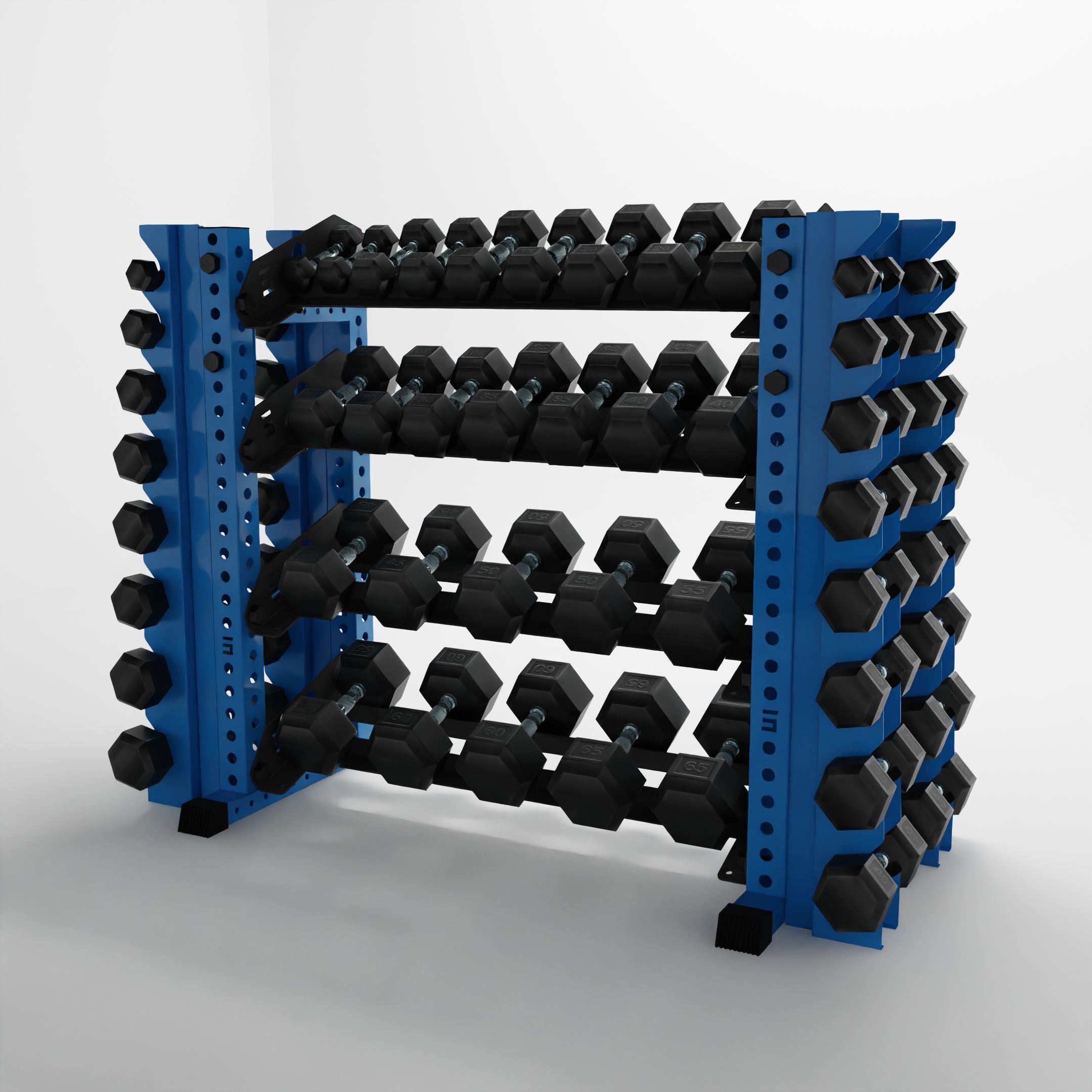 Alpha | 4-Tier Horizontal Rack | Double-Post