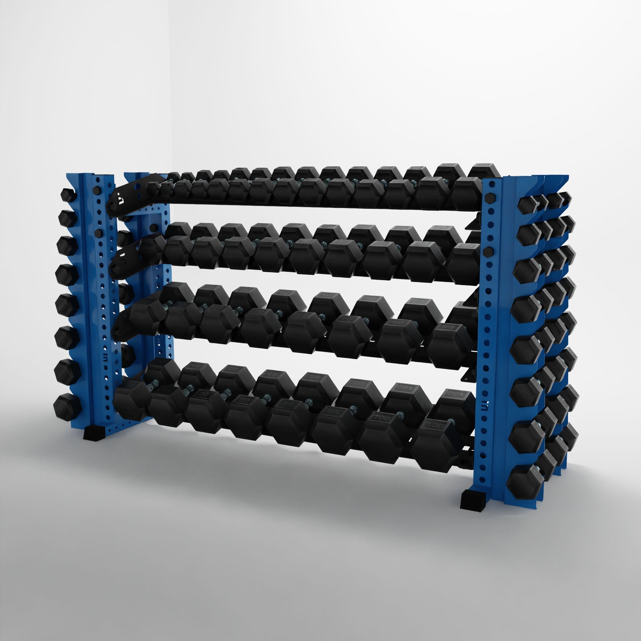 Alpha | 4-Tier Horizontal Rack | Double-Post