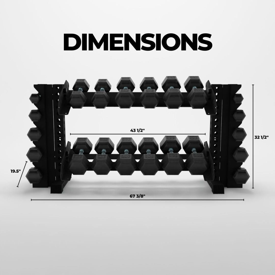 Bravo | 2-Tier Horizontal Rack