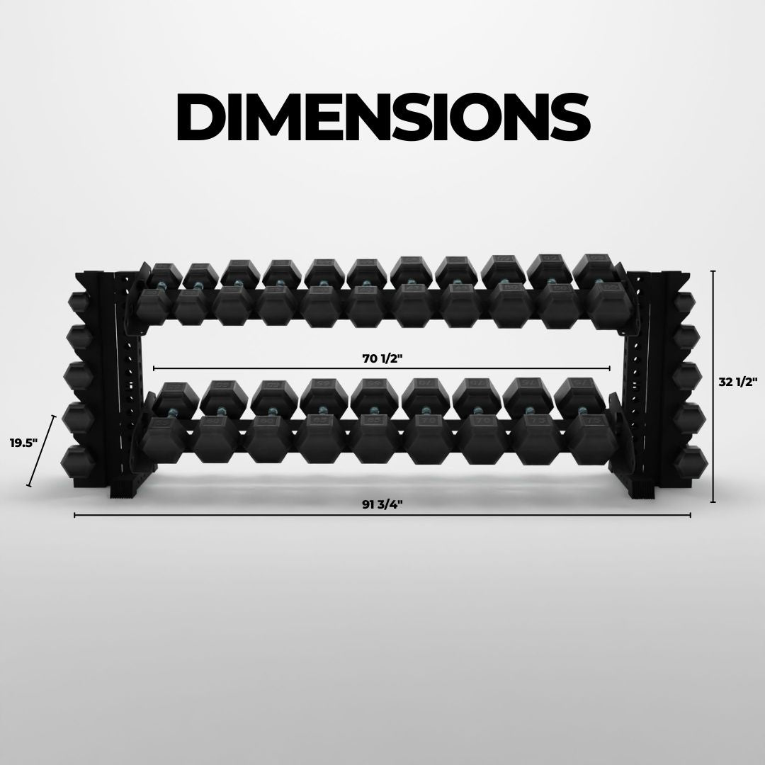 Bravo | 2-Tier Horizontal Rack