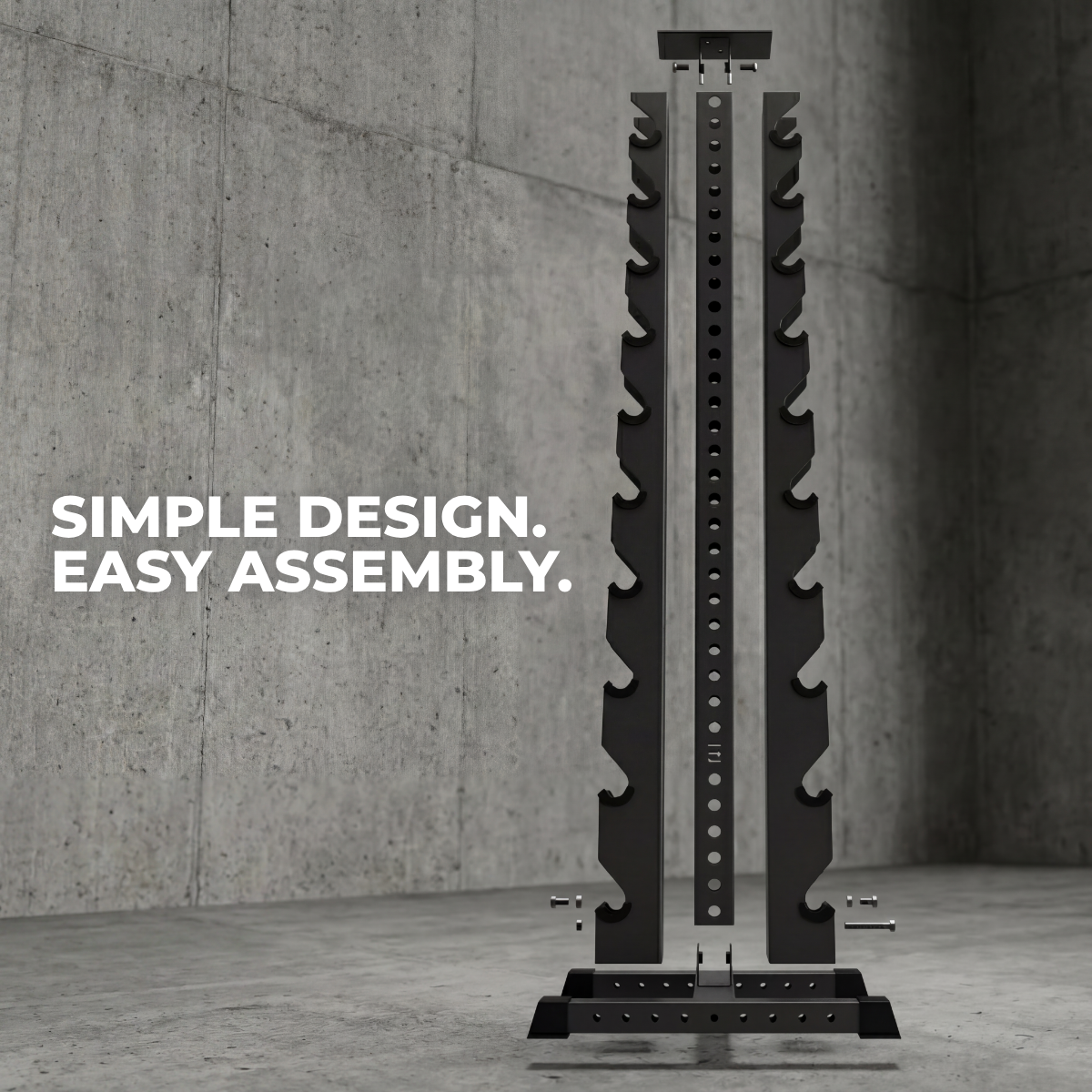 Delta | 10-Tier Vertical Dumbbell Storage Rack