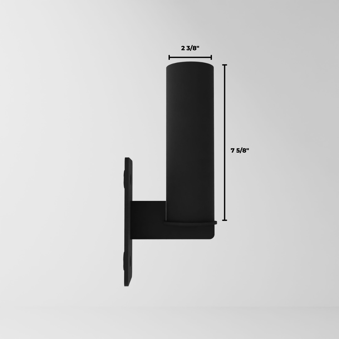 black barbell holder attachment for a 3x3 upright dimensions