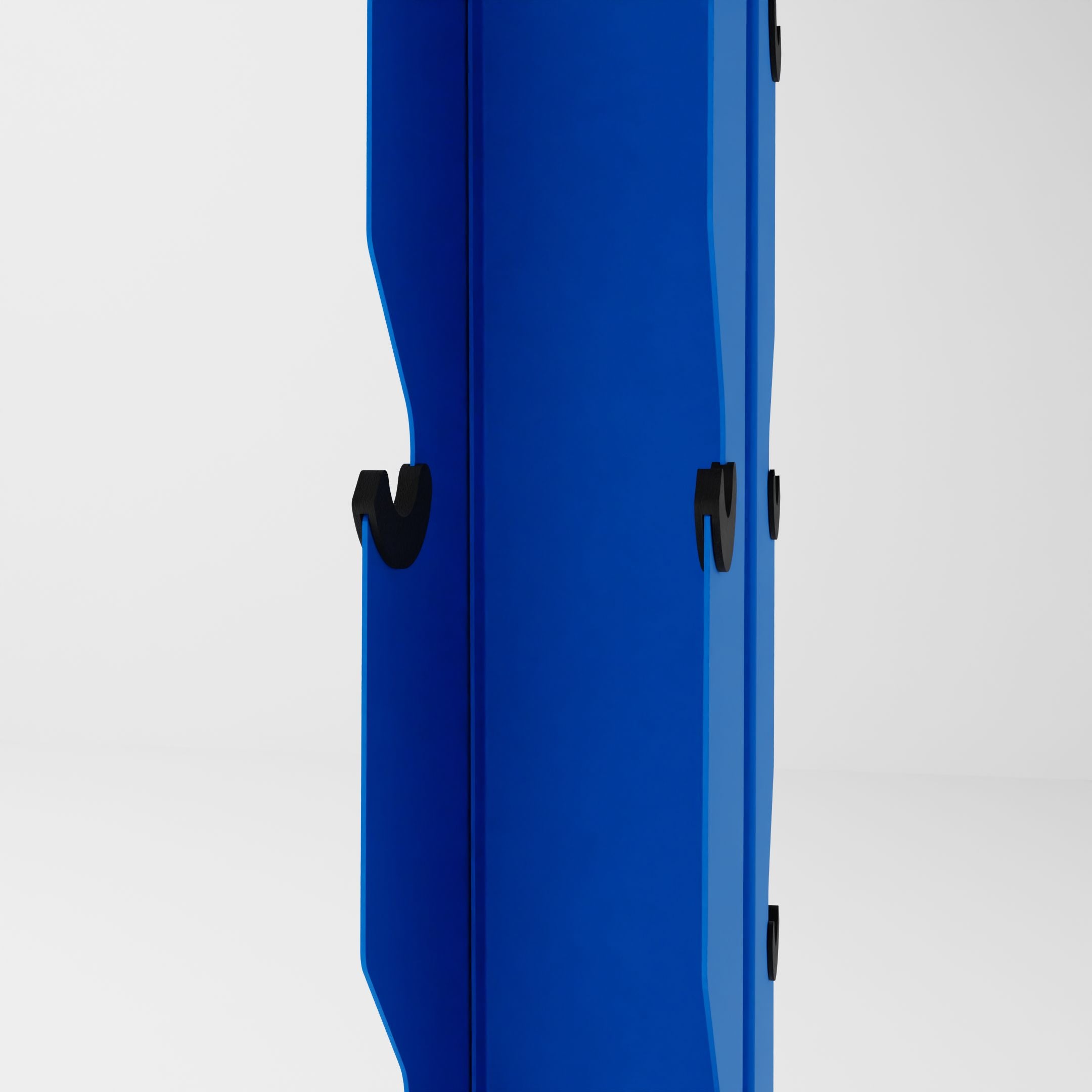 blue alpha elite vertical dumbbell storage rack middle profile