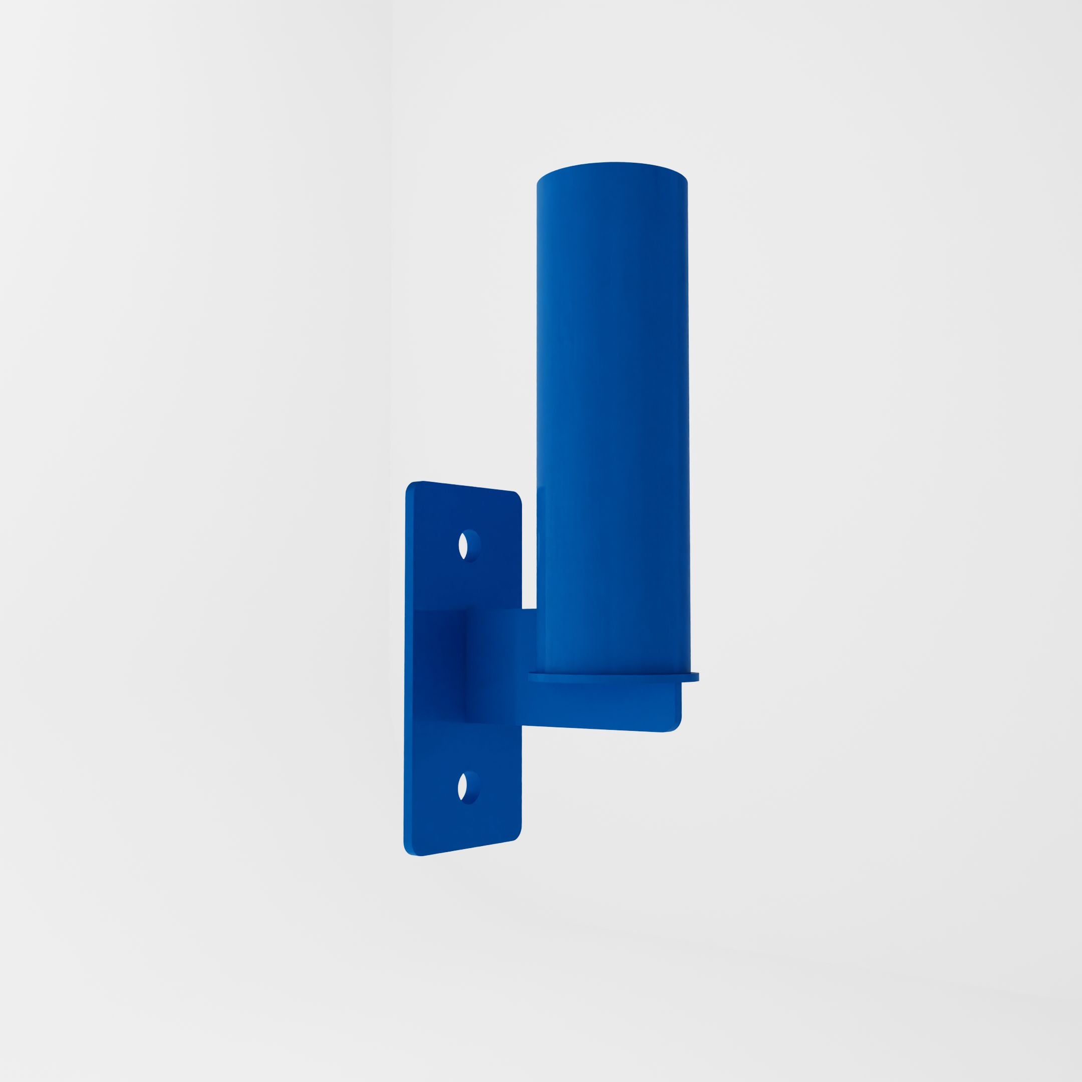 blue barbell holder attachment for a 3x3 upright
