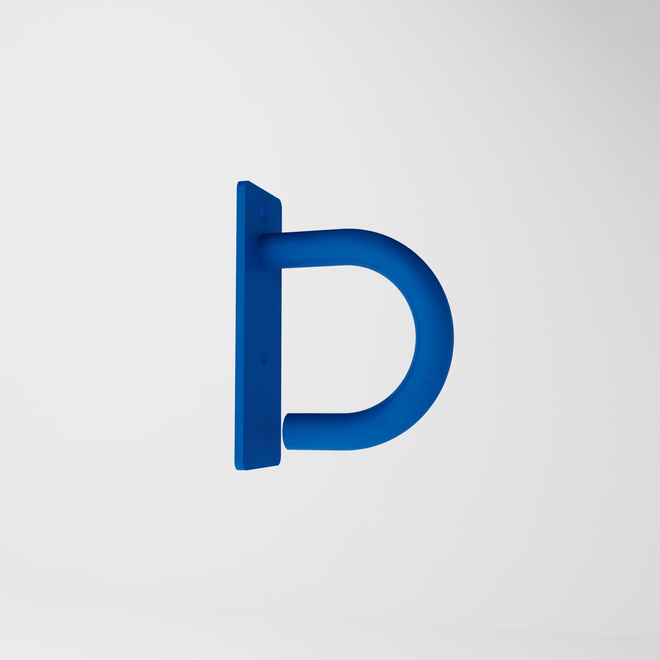 blue battle rope anchor for a 3x3 upright