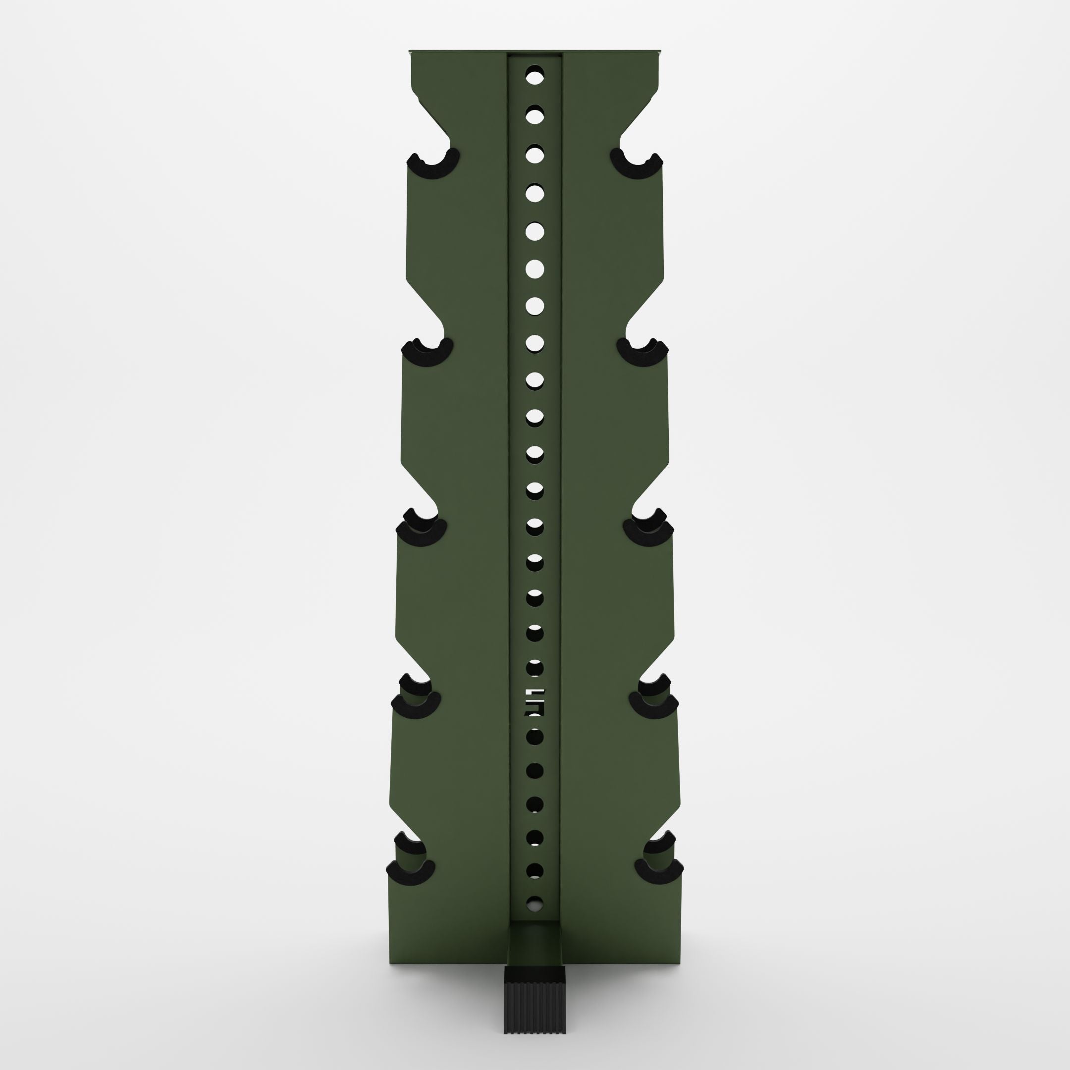 green alpha elite vertical dumbbell storage rack