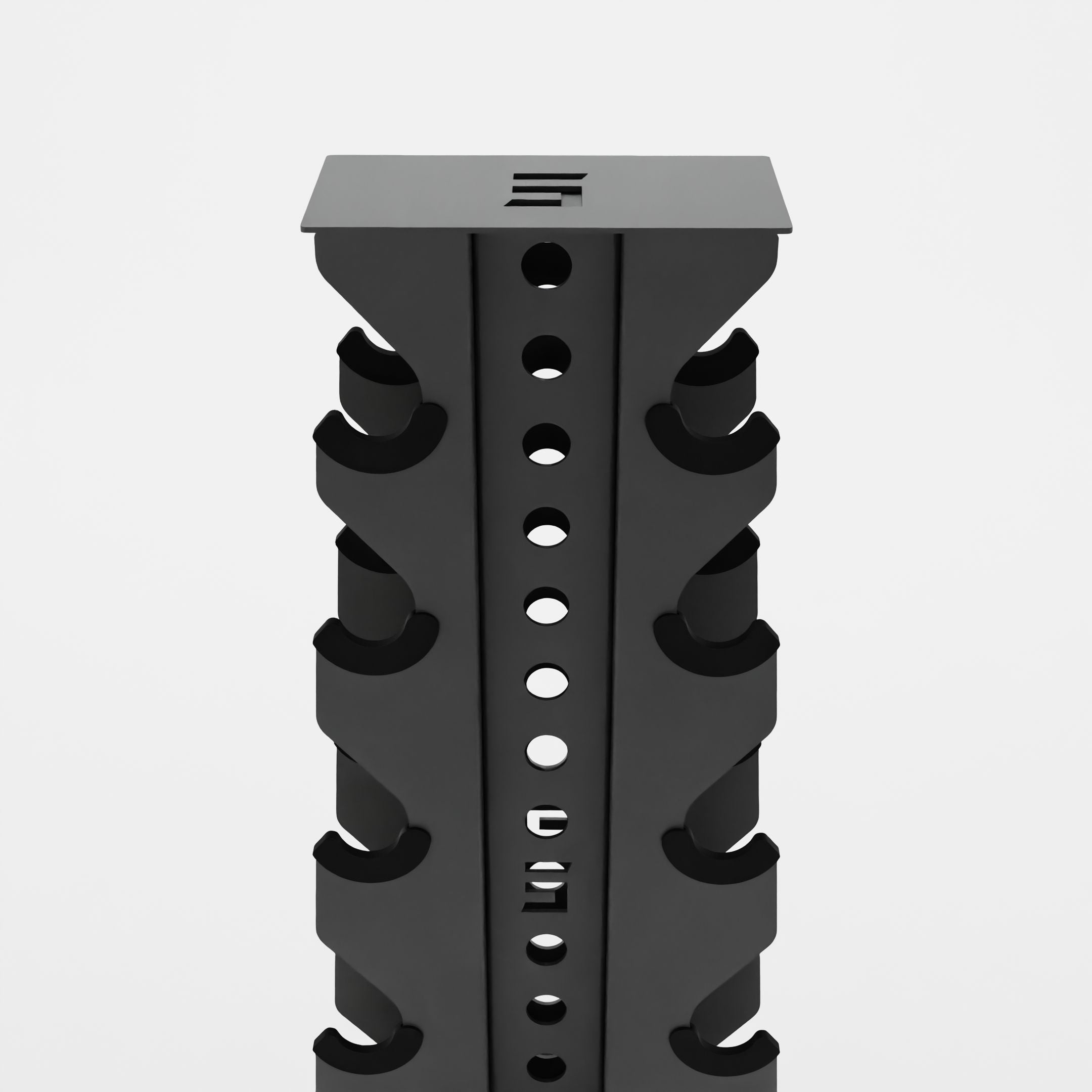 grey bravo 5-tier vertical dumbbell storage top