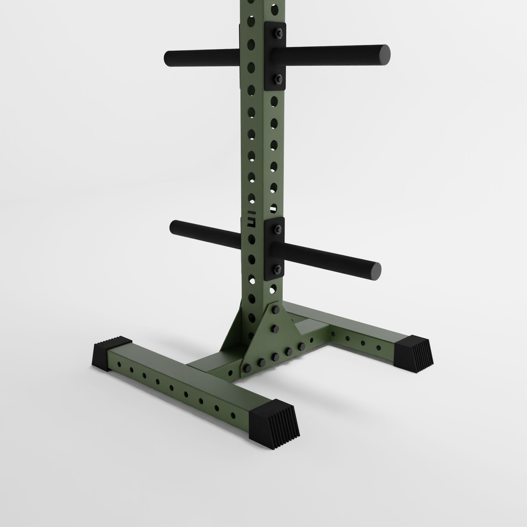 military green delta 4-tier vertical weight plate tree base