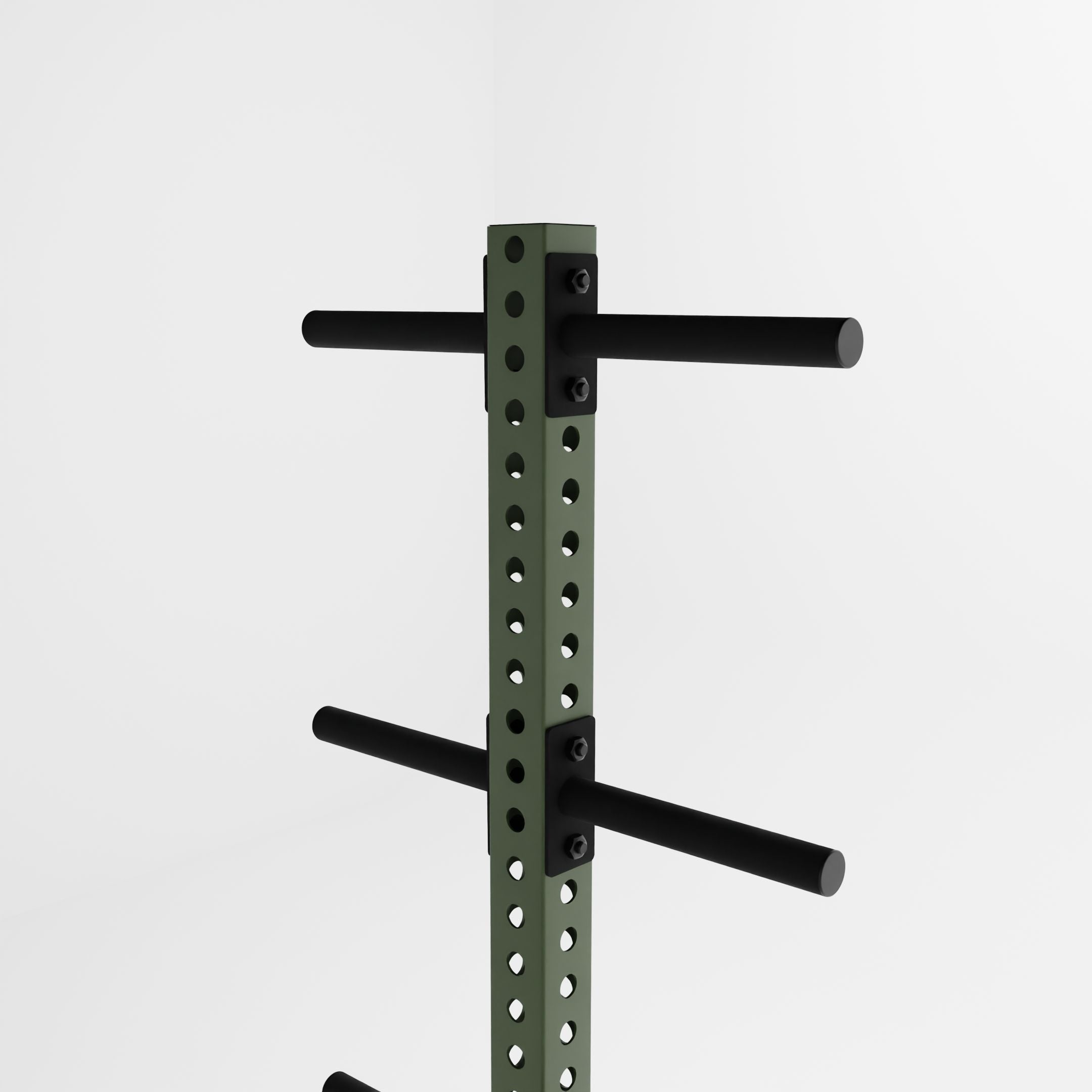 military green delta 4-tier vertical weight plate tree top